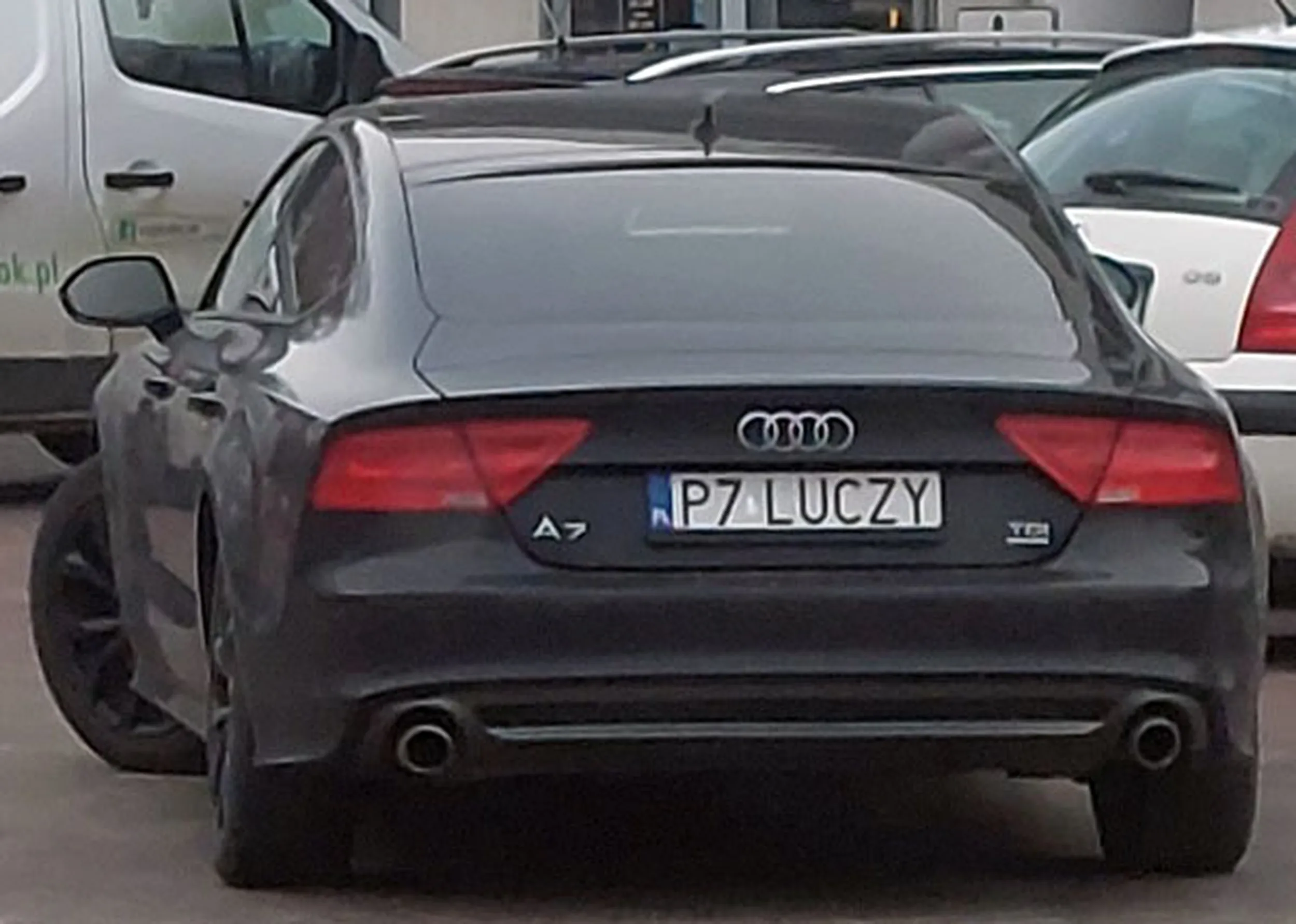 Fajny numer, blacha P7 LUCZY