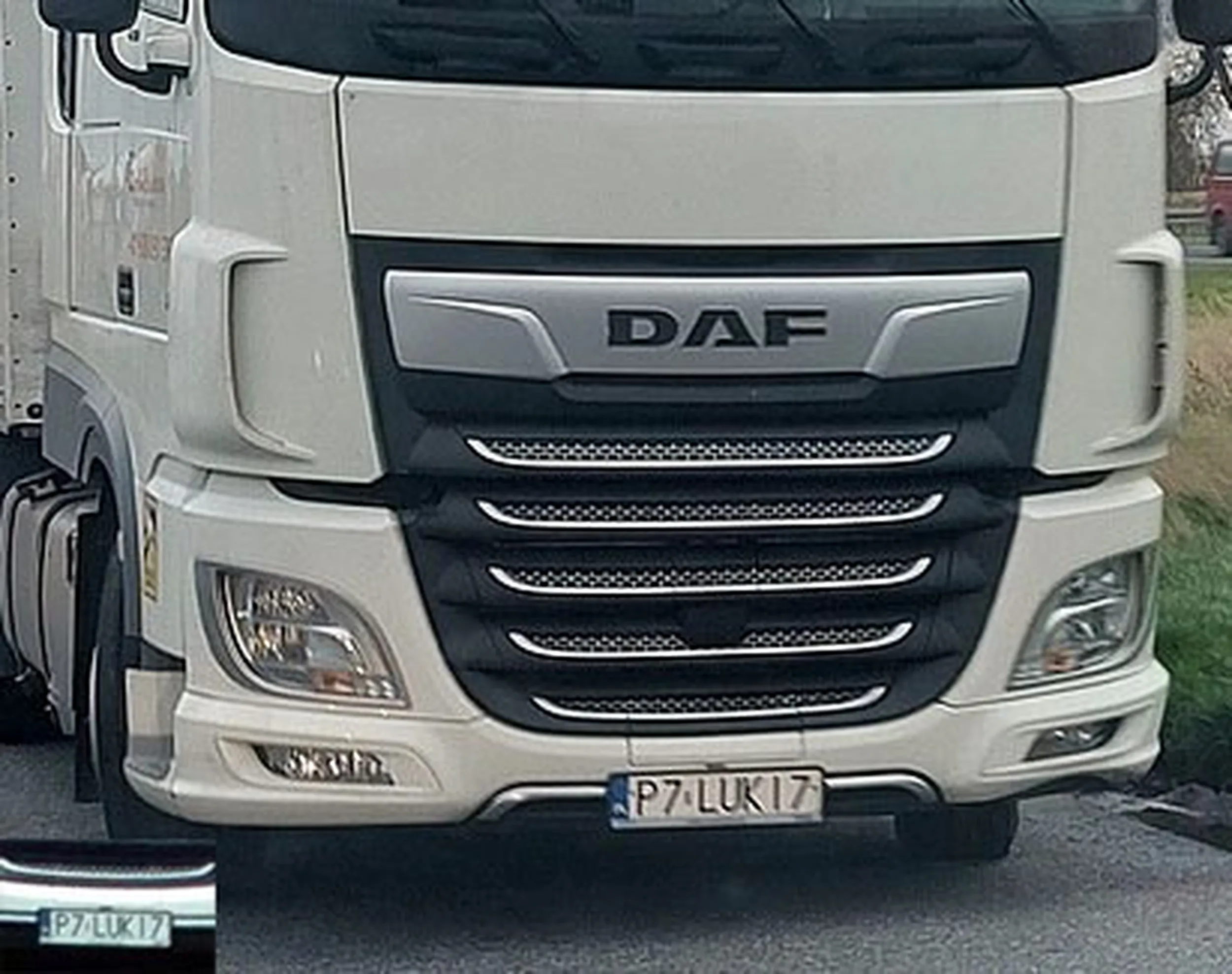 Fajny numer, blacha P7 LUKI7