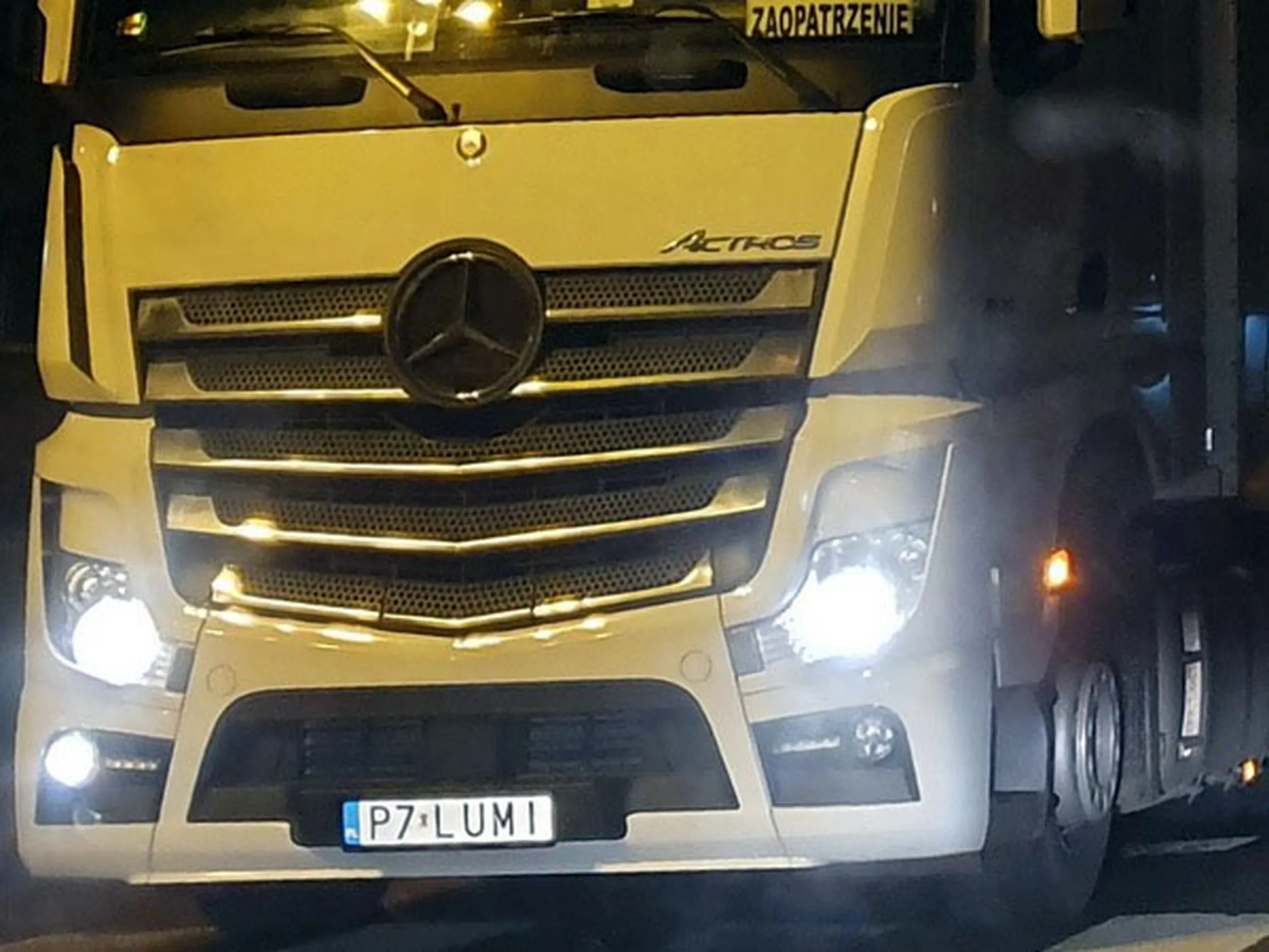 Fajny numer, blacha P7 LUMI