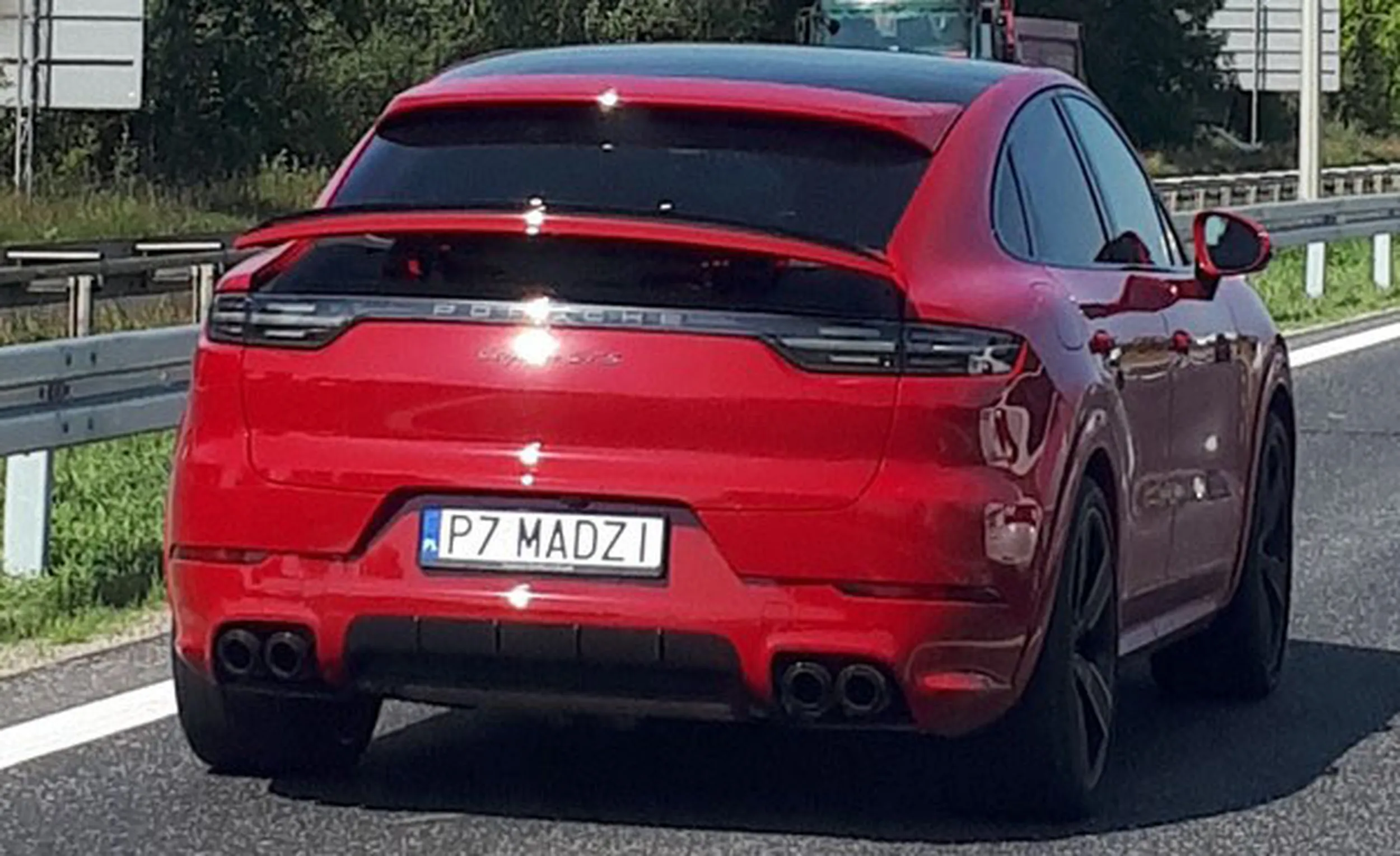 Fajny numer, blacha P7 MADZI