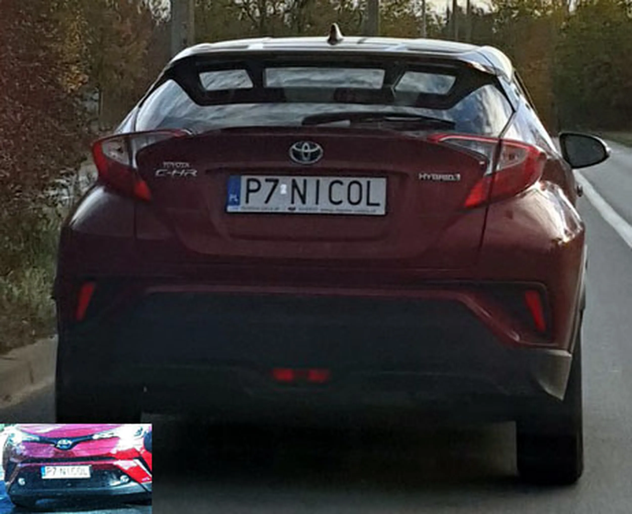 Fajny numer, blacha P7 NICOL