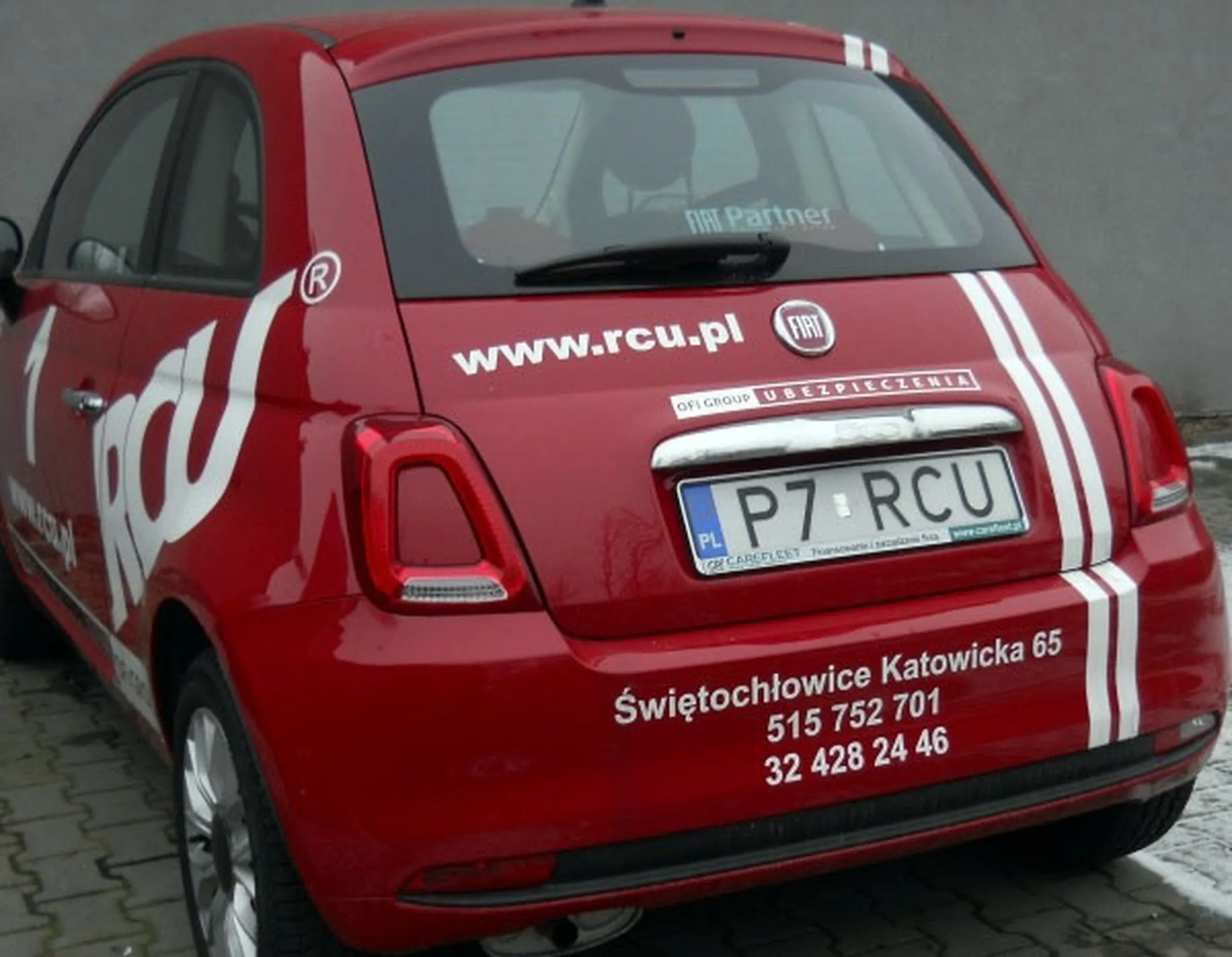 Fajny numer, blacha P7 RCU