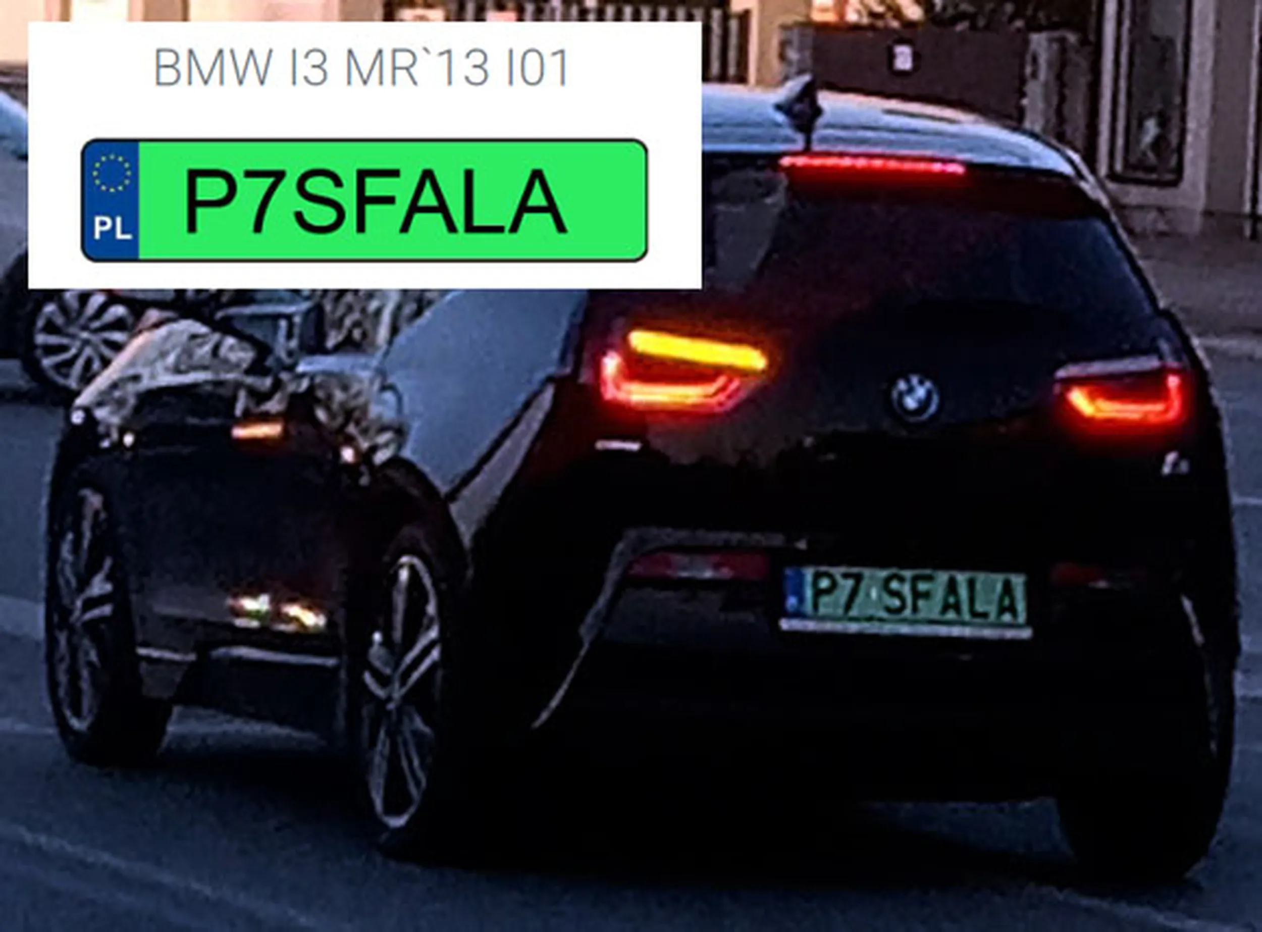 Fajny numer, blacha P7 SFALA