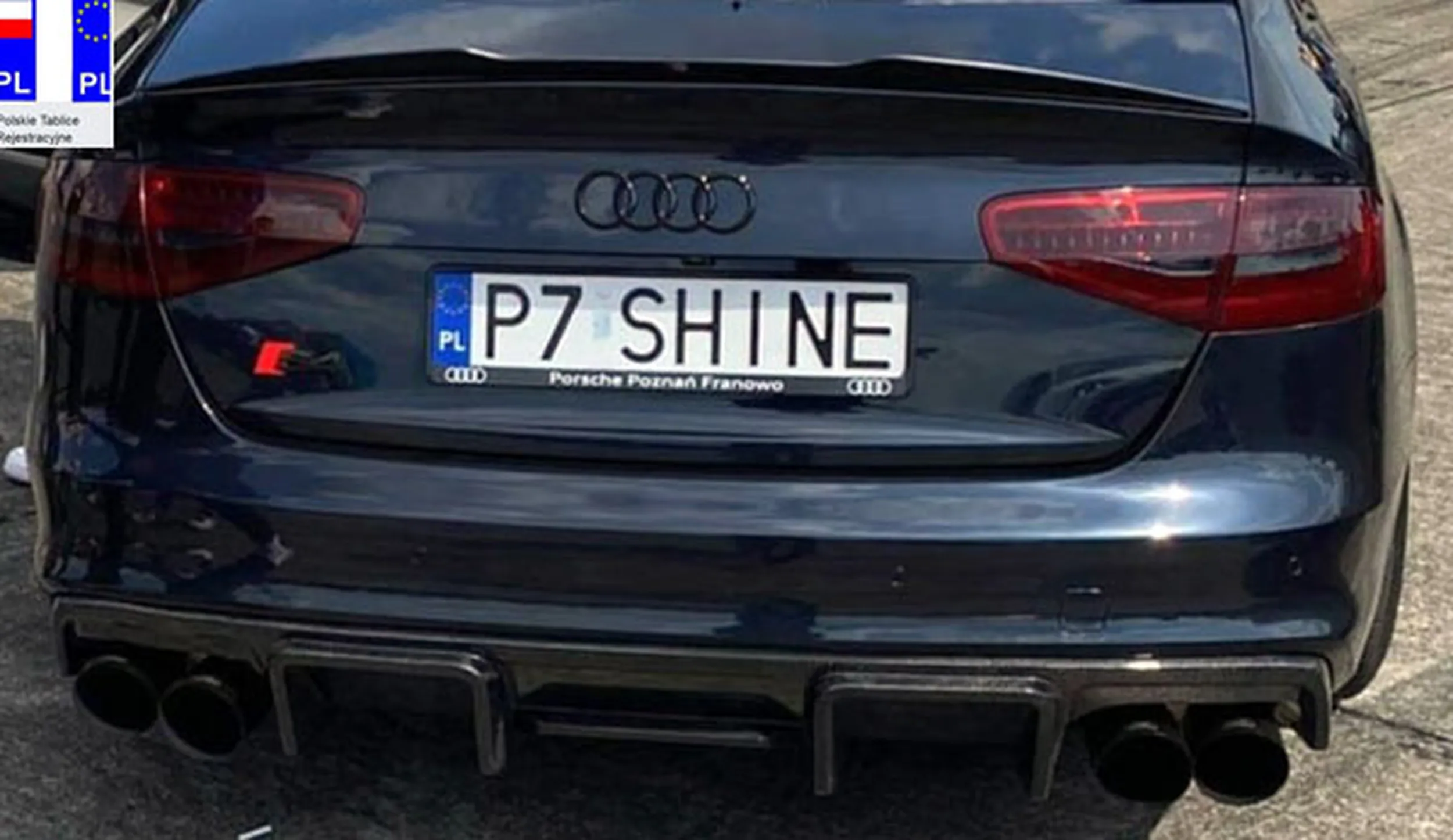 Fajny numer, blacha P7 SHINE