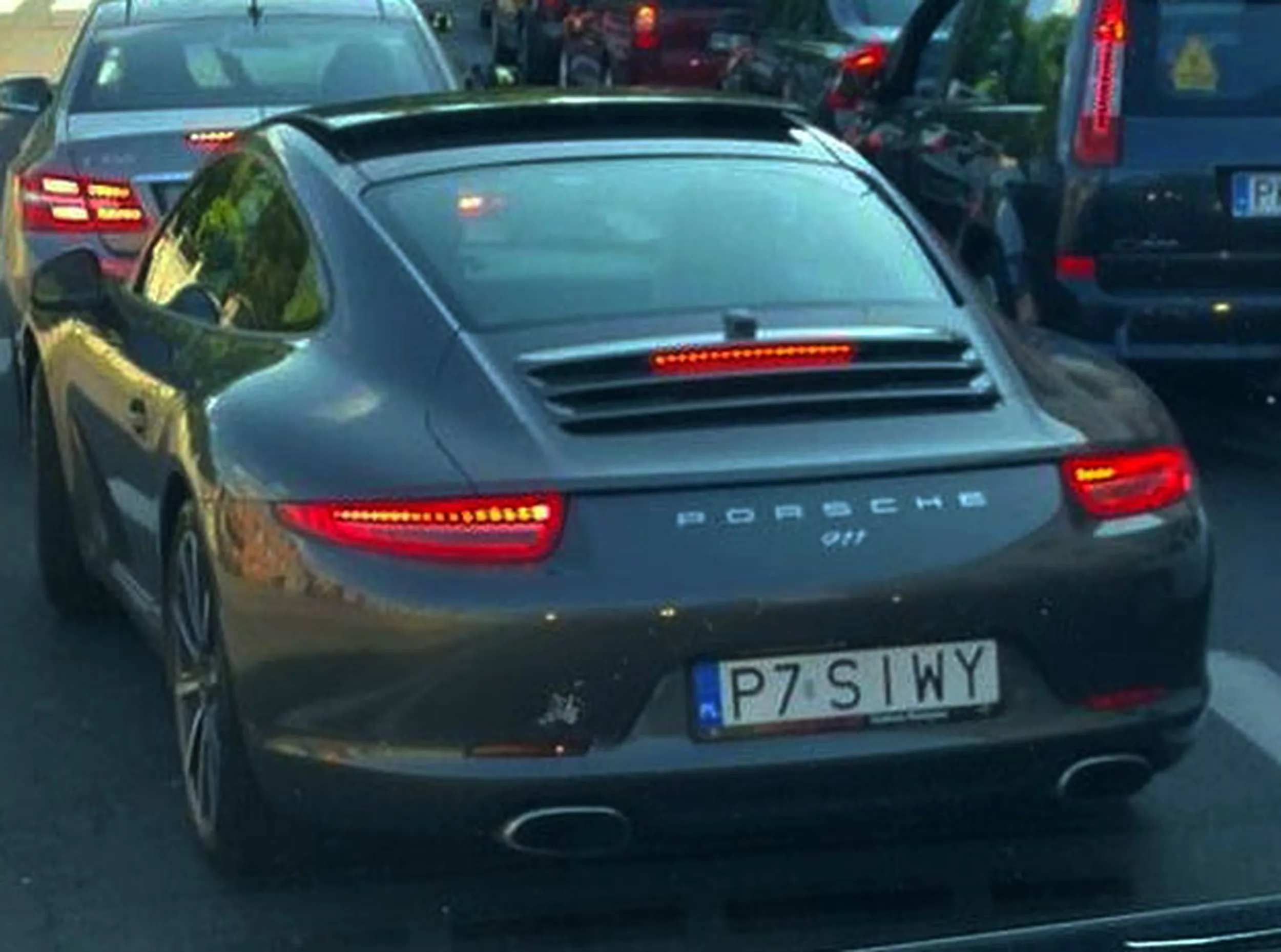 Fajny numer, blacha P7 SIWY