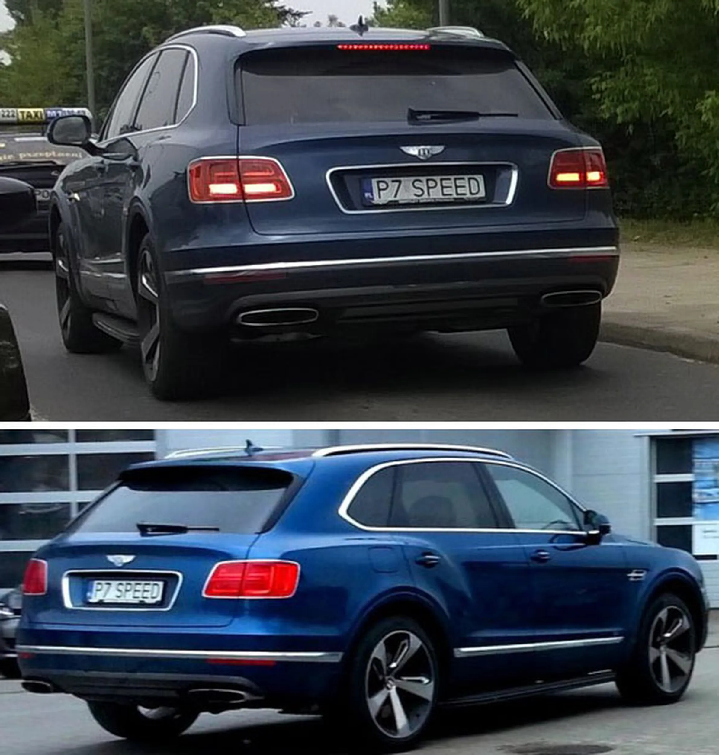 Fajny numer, blacha P7 SPEED