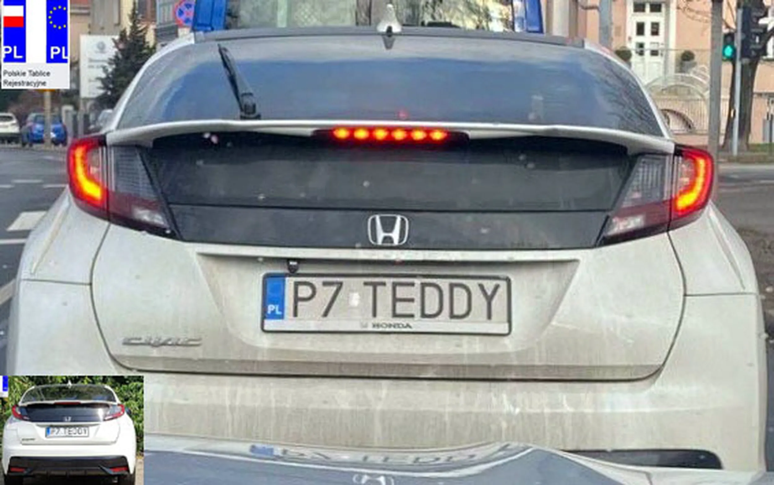 Fajny numer, blacha P7 TEDDY