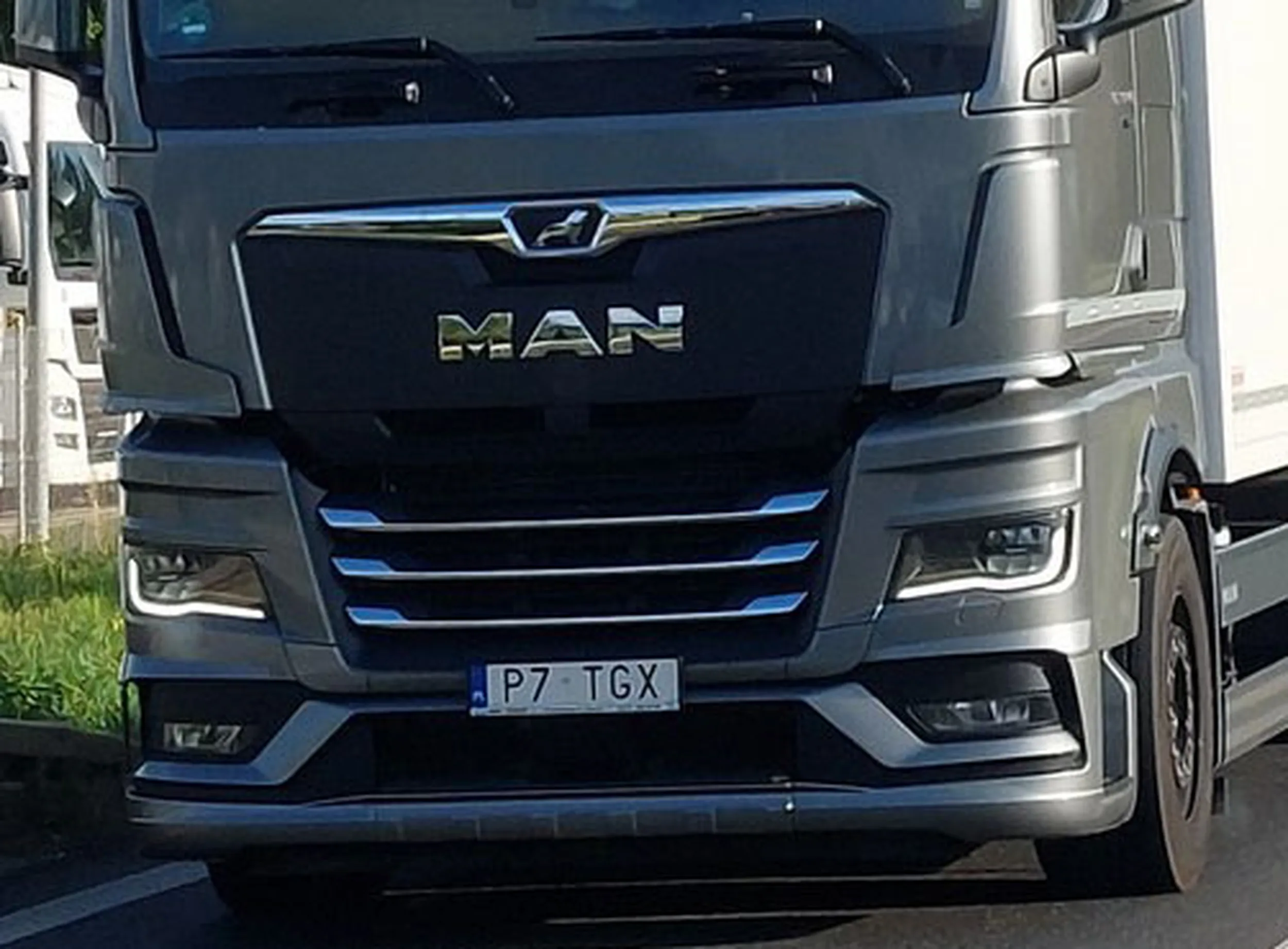 Fajny numer, blacha P7 TGX