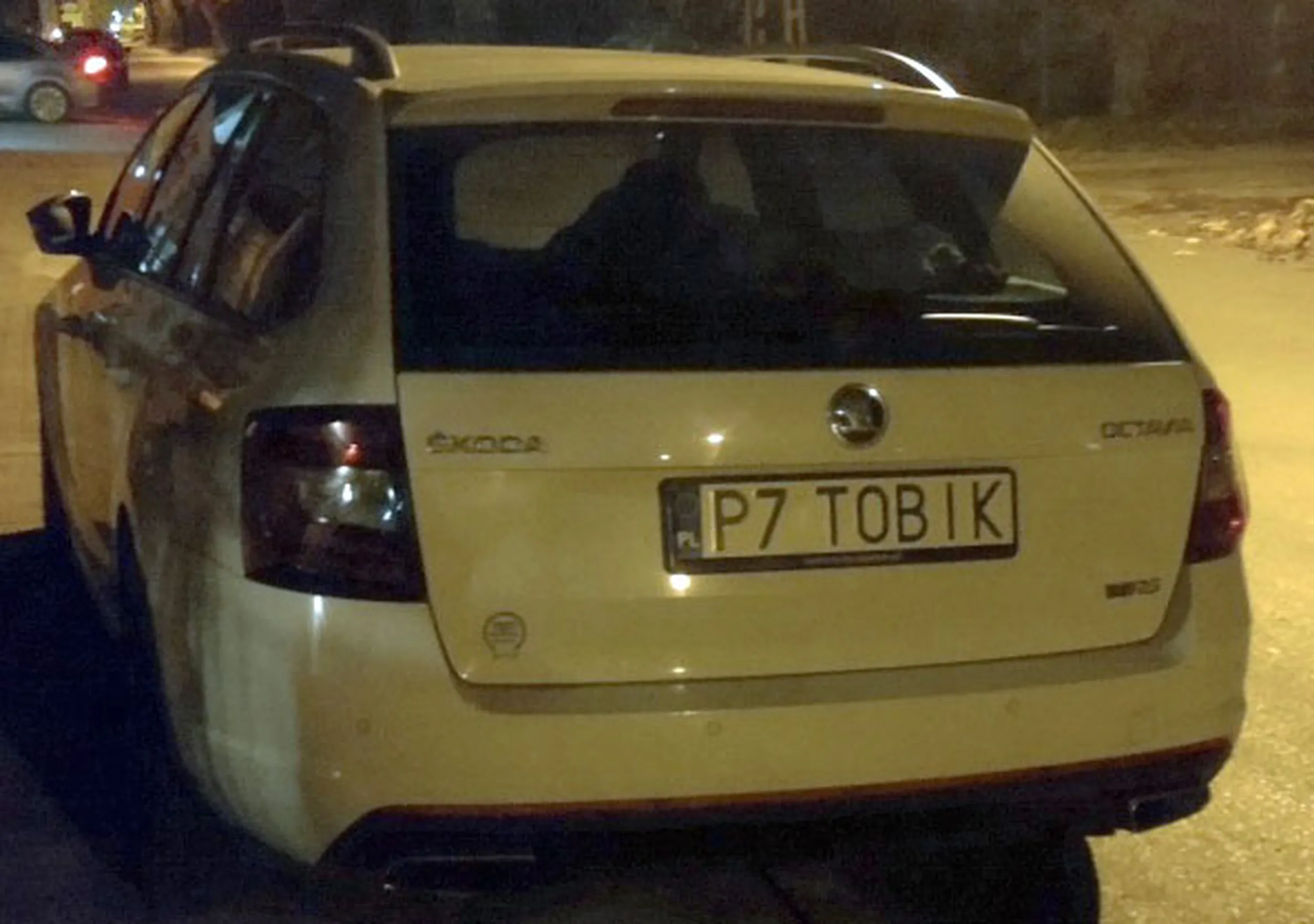 Fajny numer, blacha P7 TOBIK