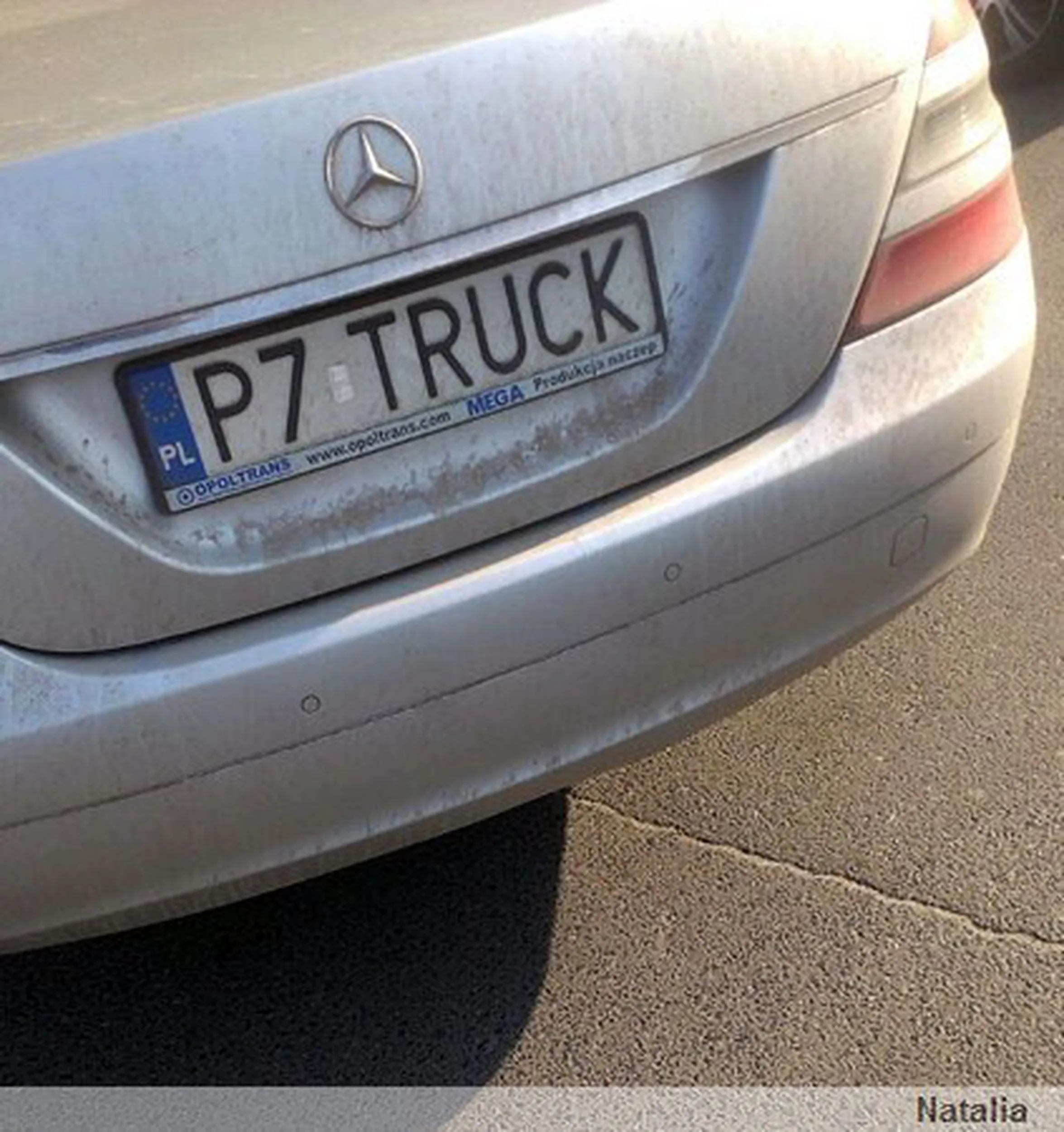 Fajny numer, blacha P7 TRUCK