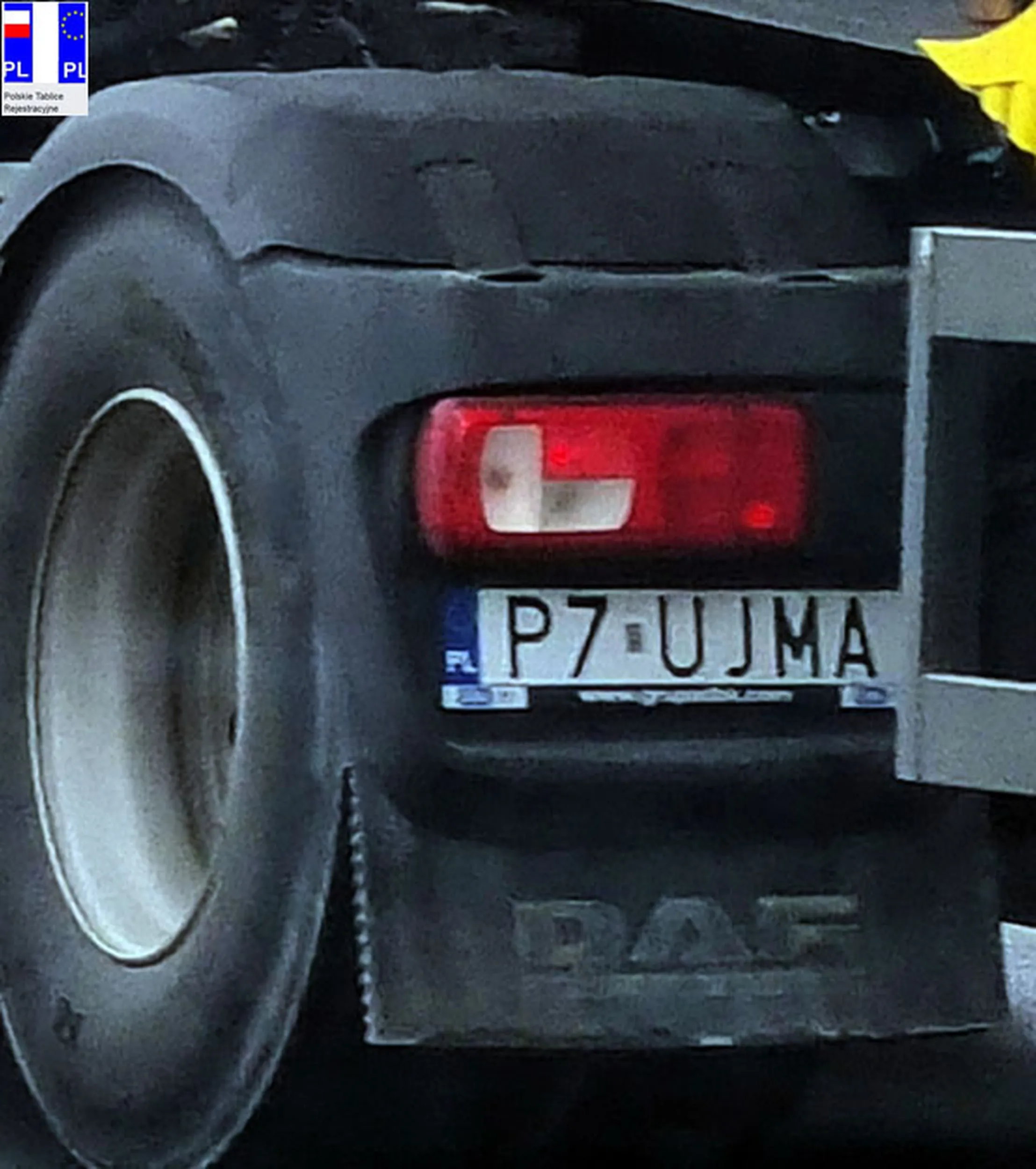 Fajny numer, blacha P7 UJMA