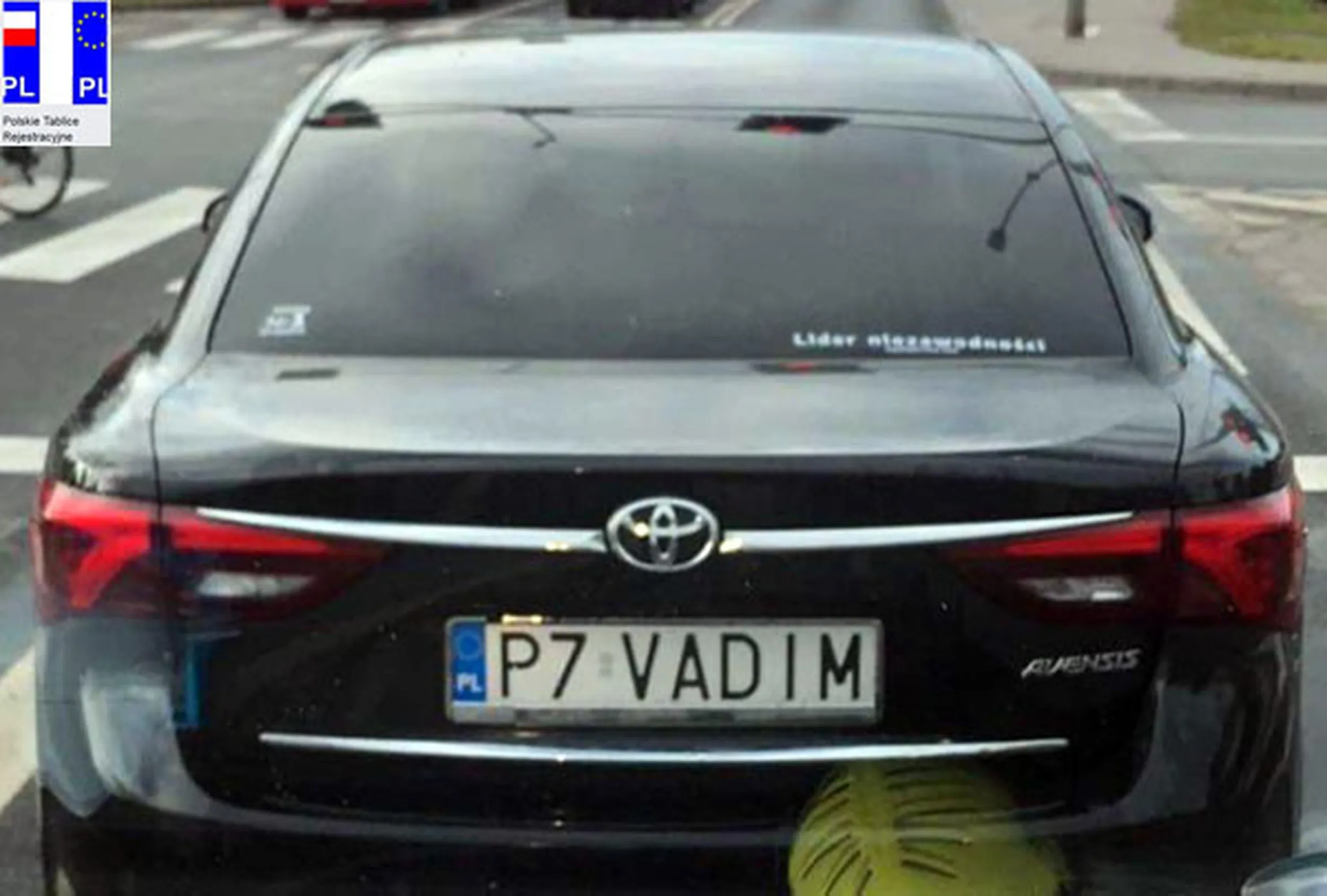 Fajny numer, blacha P7 VADIM