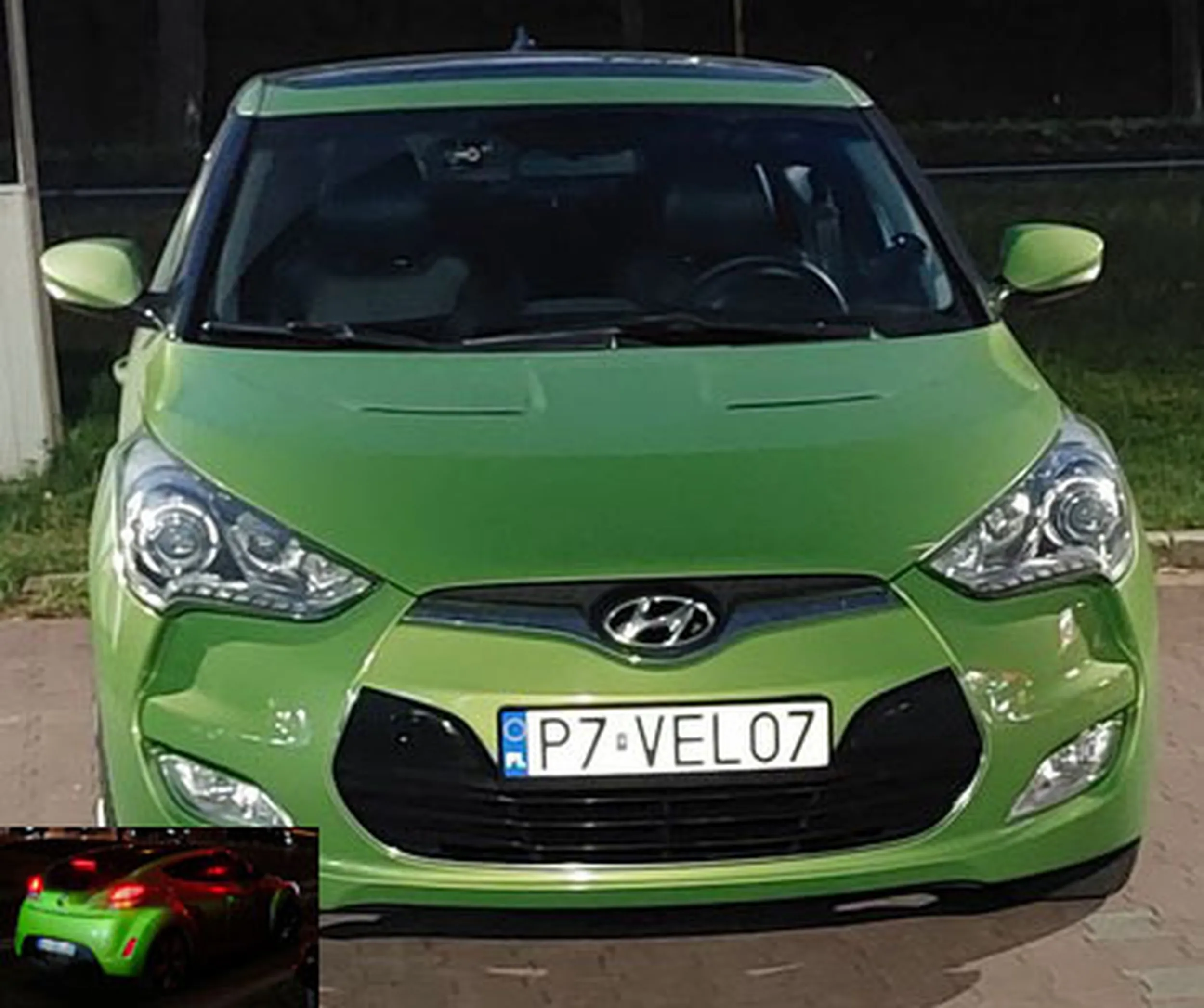 Fajny numer, blacha P7 VELO7