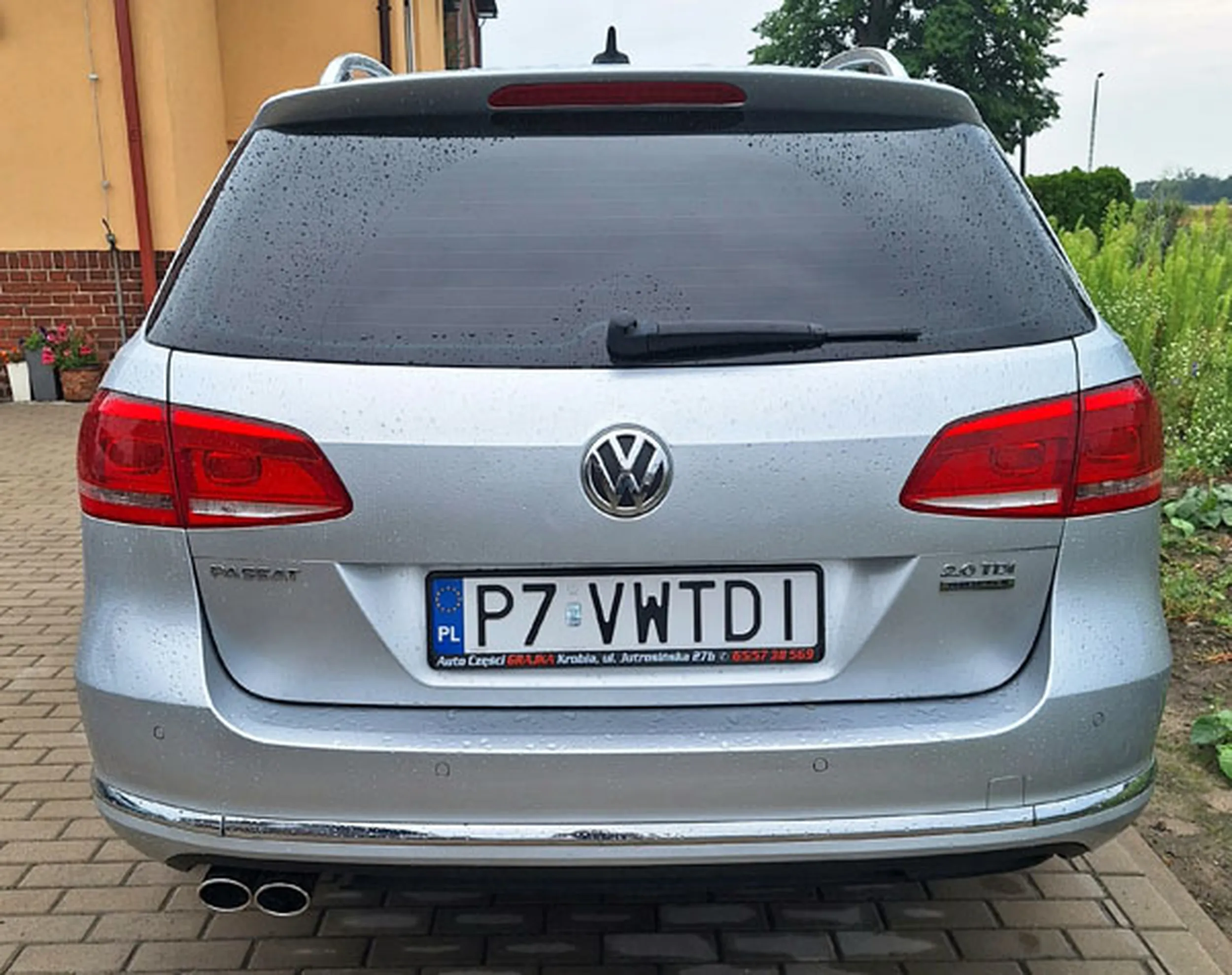 Fajny numer, blacha P7 VWTDI