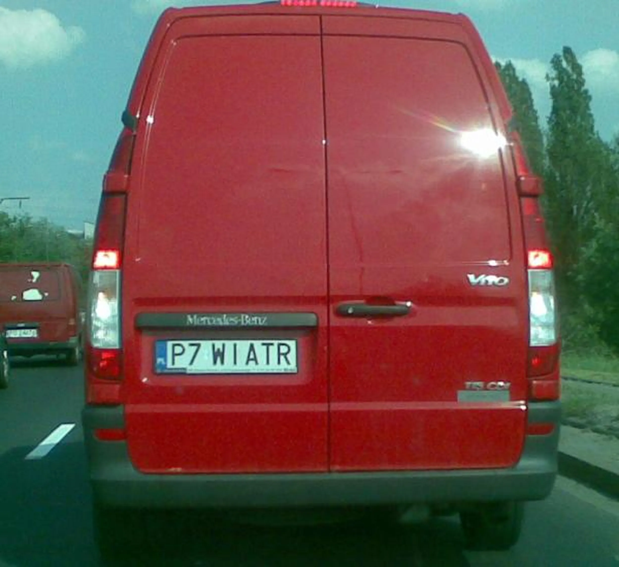 Fajny numer, blacha P7 WIATR