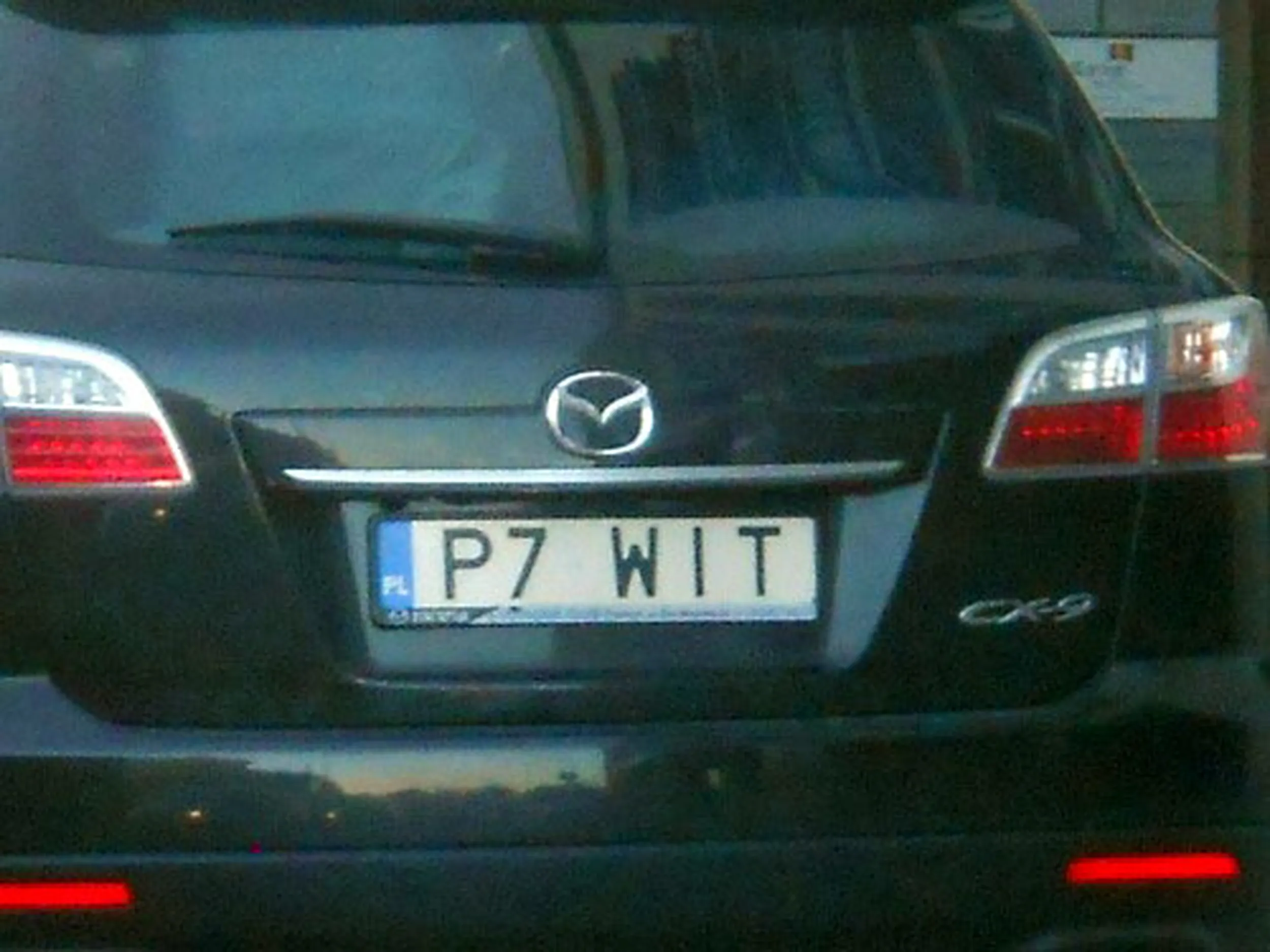 Fajny numer, blacha P7 WIT