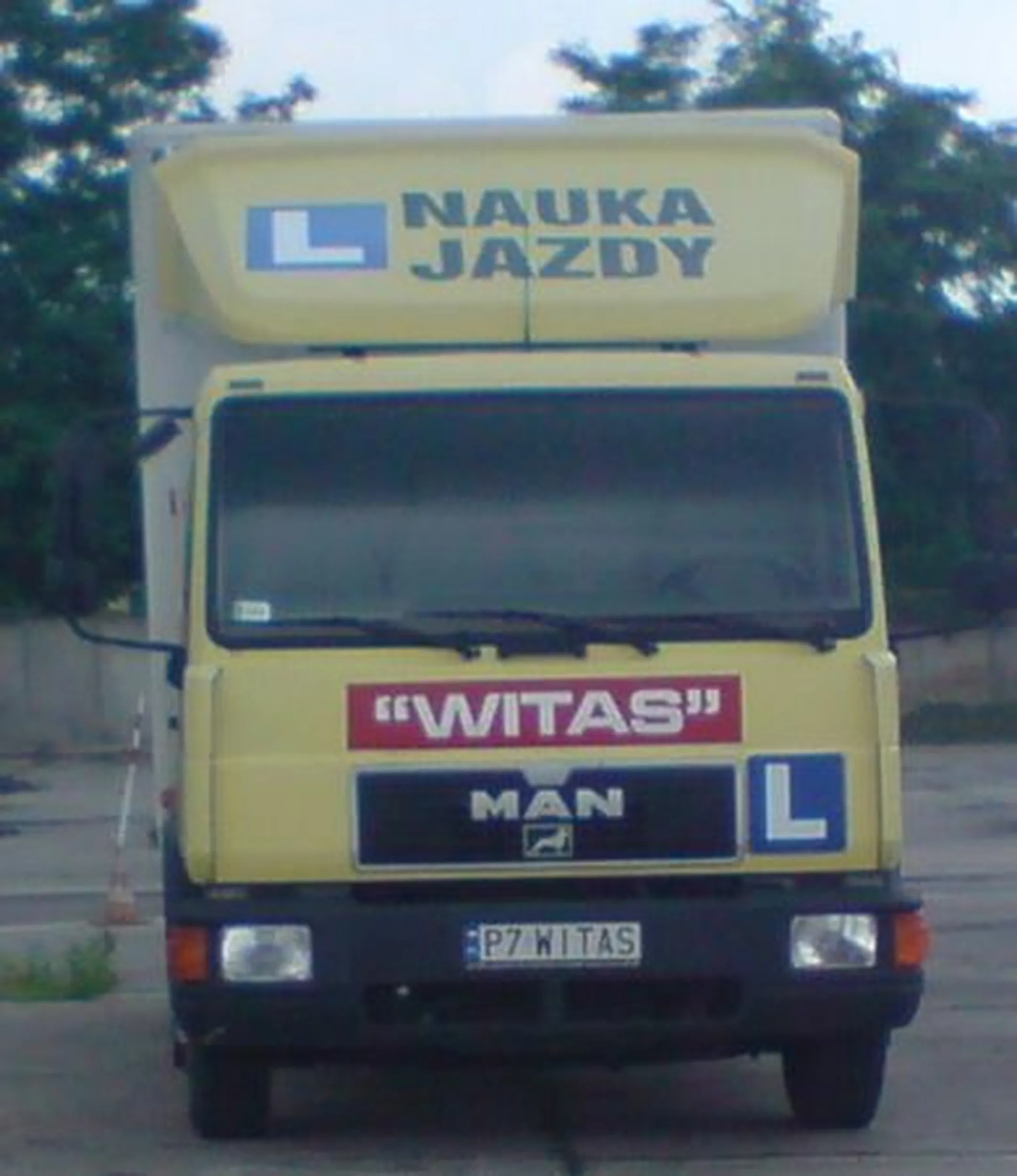 Fajny numer, blacha P7 WITAS