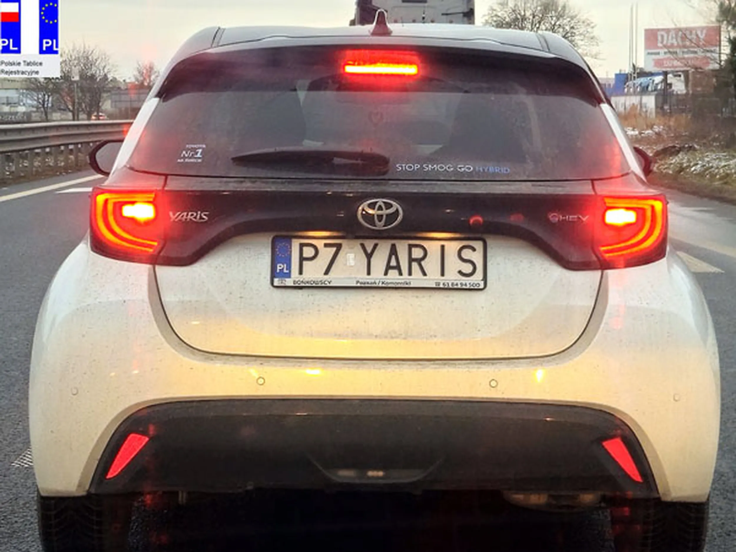 Fajny numer, blacha P7 YARIS