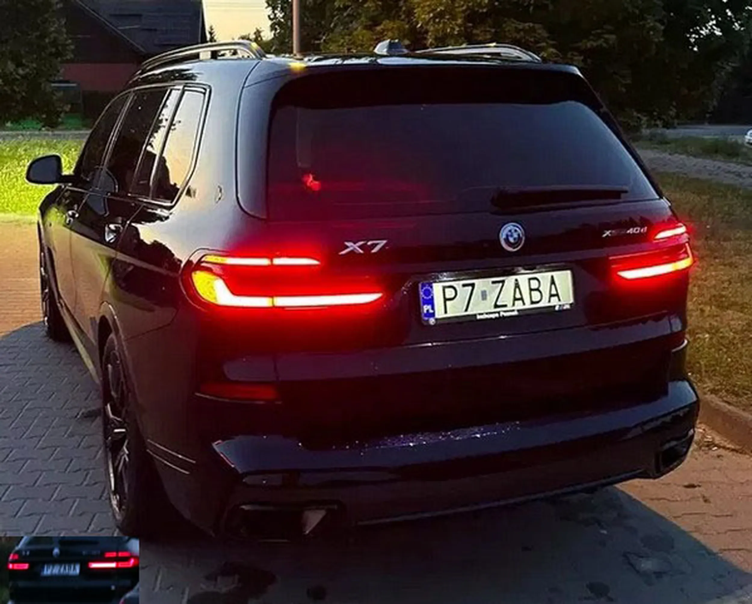 Fajny numer, blacha P7 ZABA