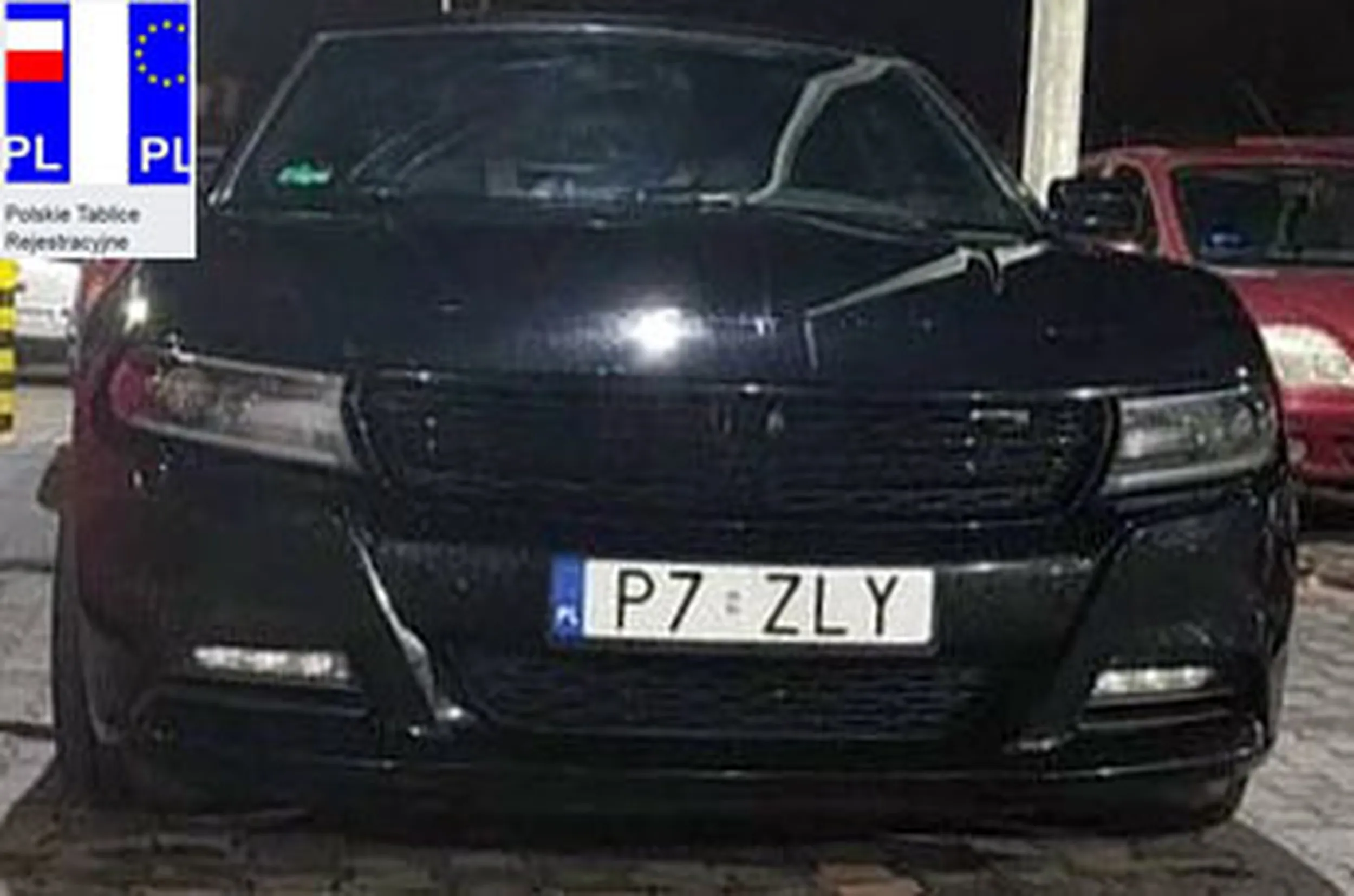 Fajny numer, blacha P7 ZLY