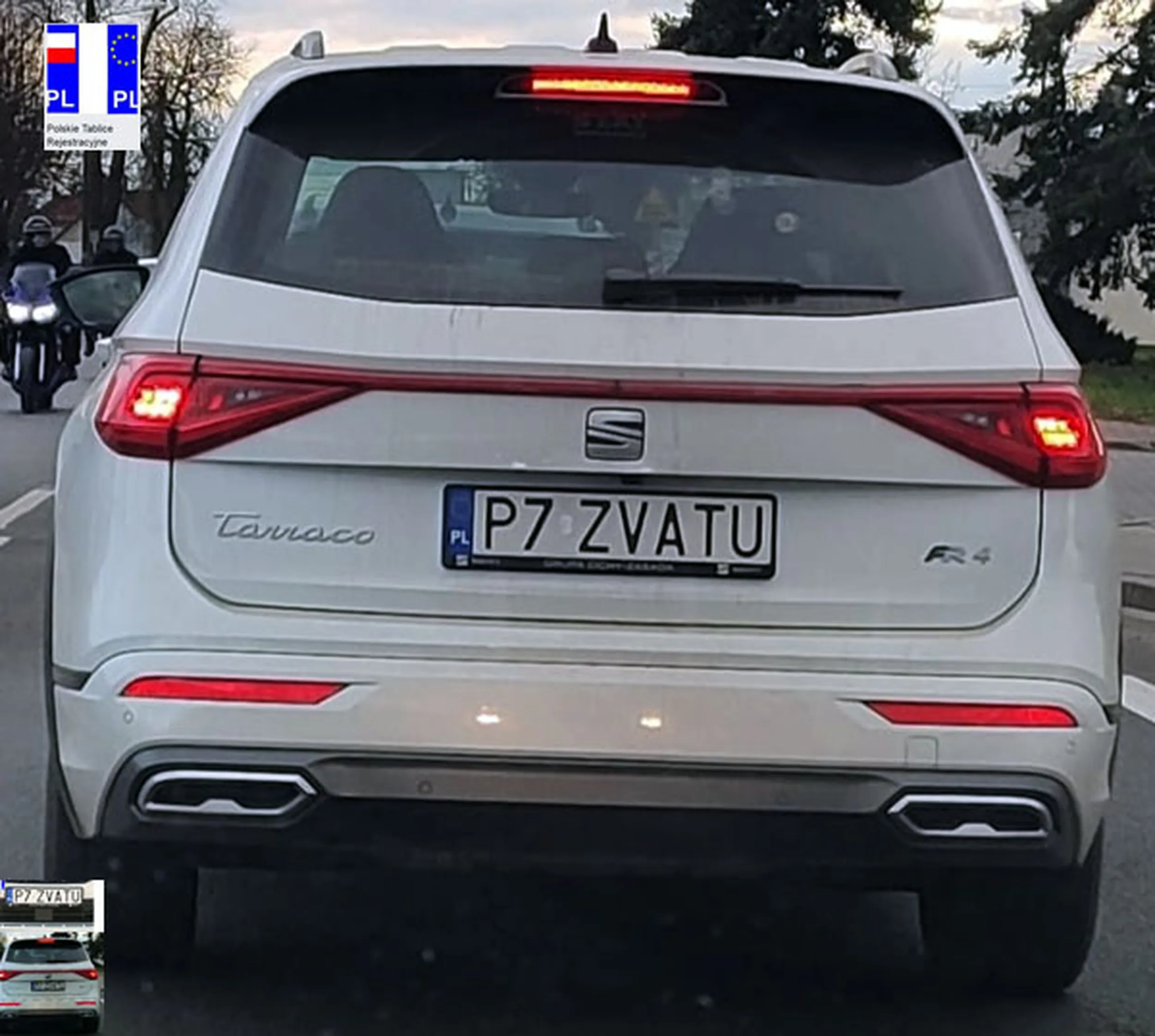 Fajny numer, blacha P7 ZVATU