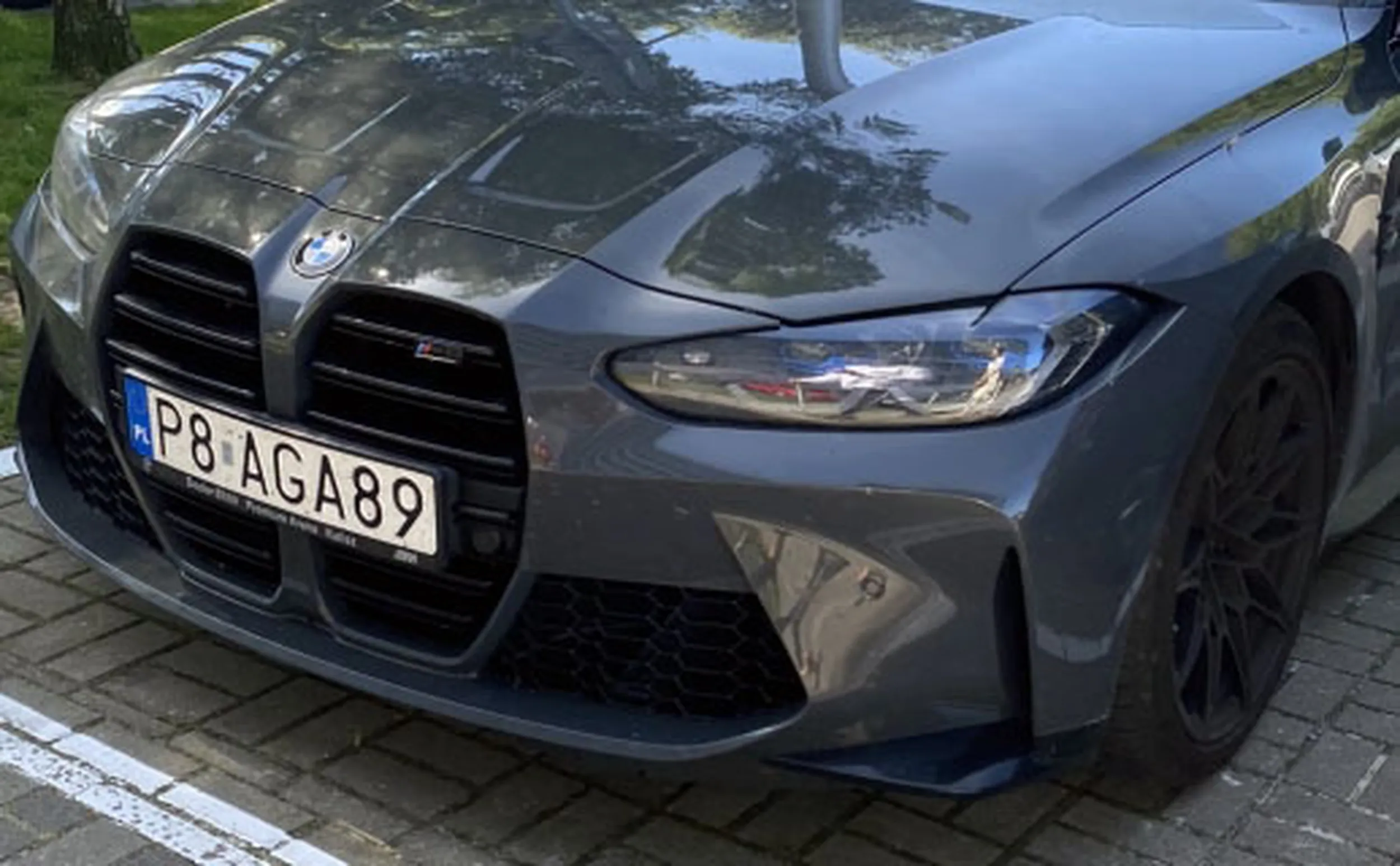 Fajny numer, blacha P8 AGA89