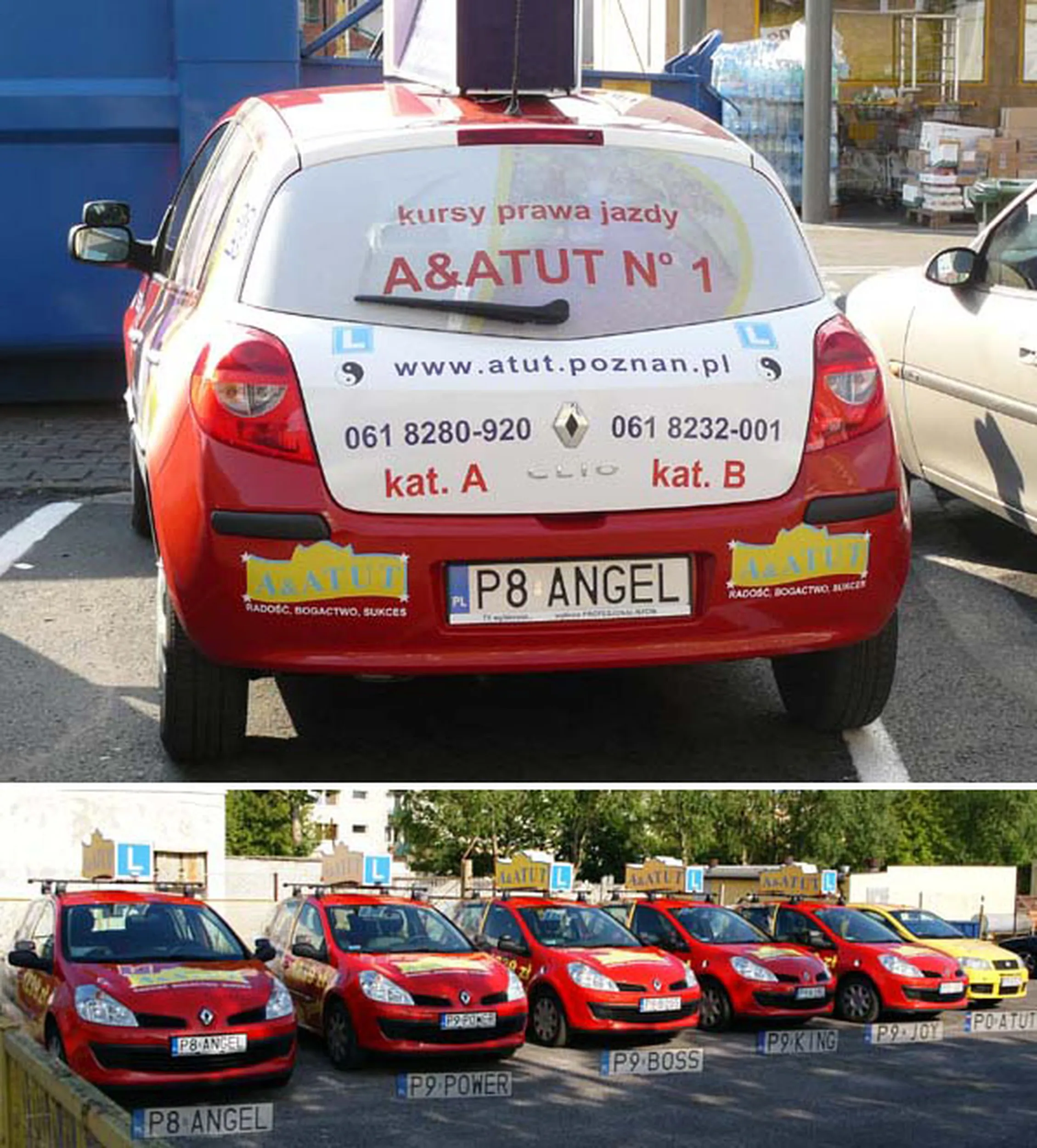 Fajny numer, blacha P8 ANGEL