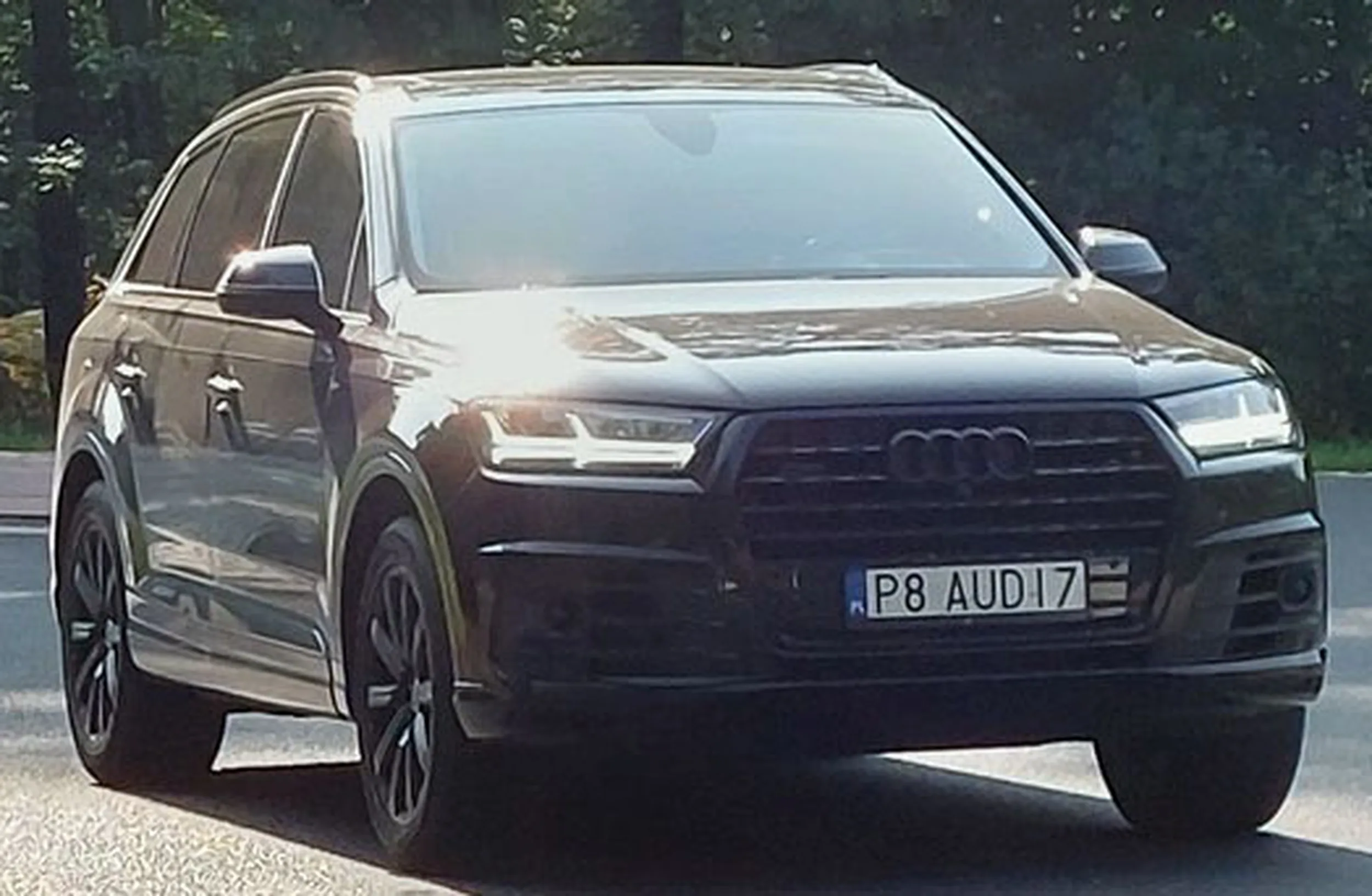 Fajny numer, blacha P8 AUDI7
