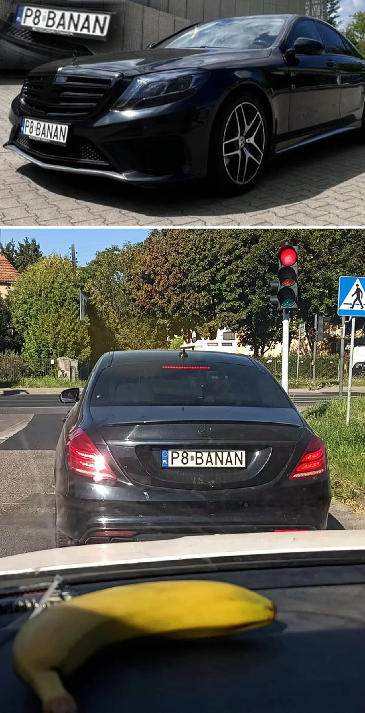 Fajny numer, blacha P8 BANAN