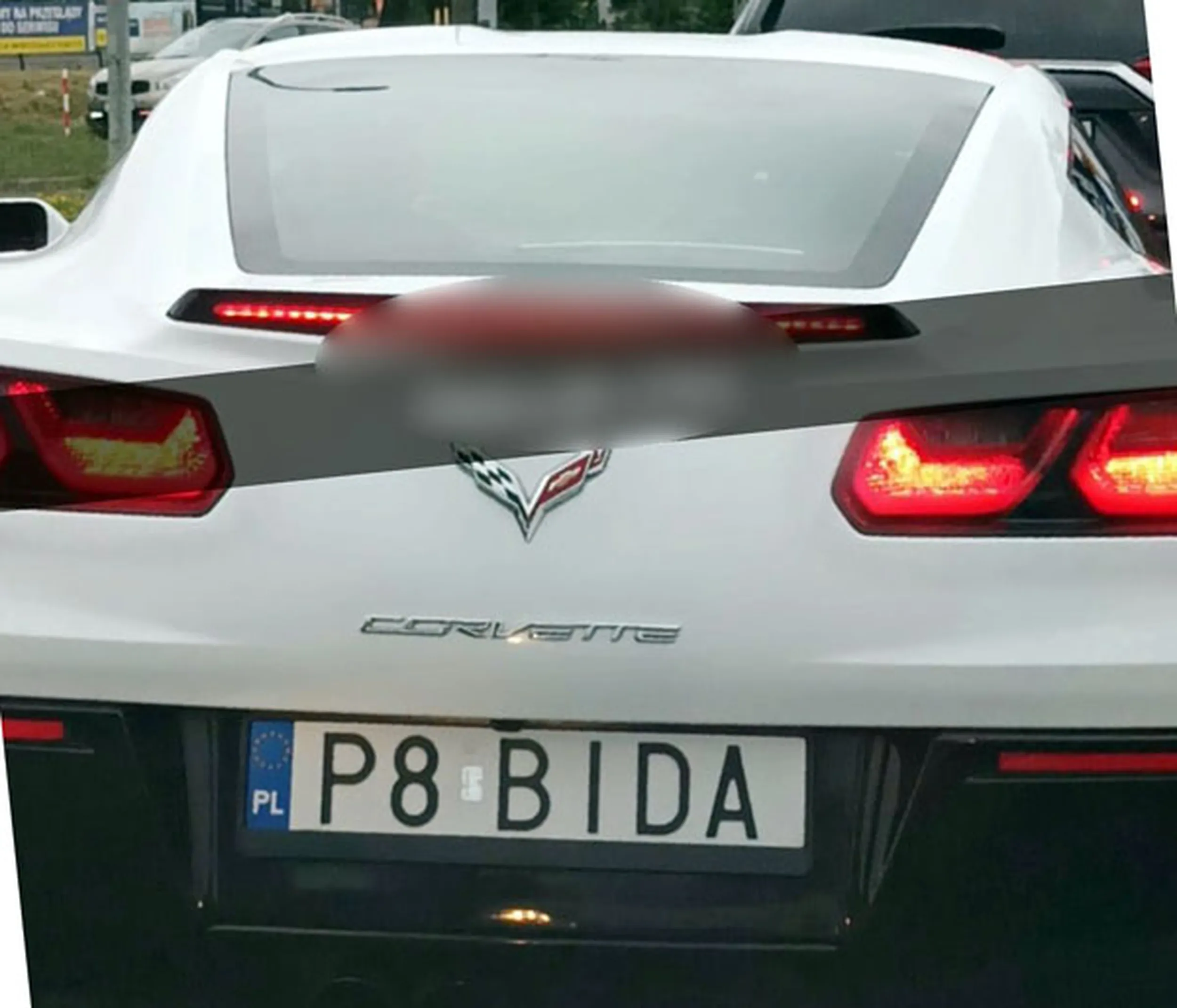 Fajny numer, blacha P8 BIDA