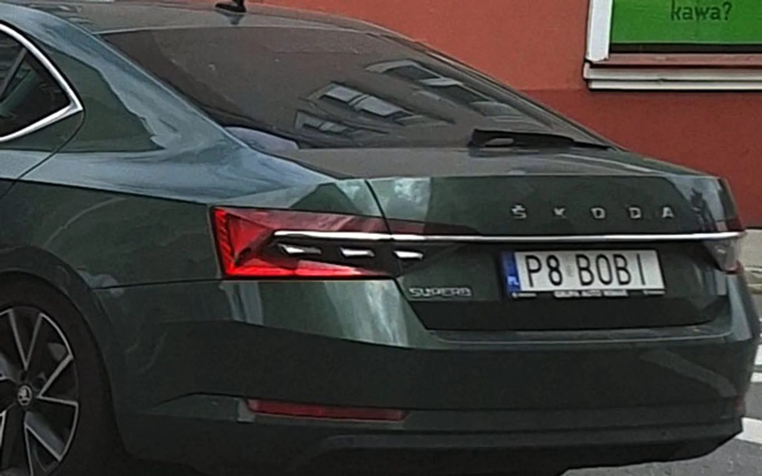 Fajny numer, blacha P8 BOBI