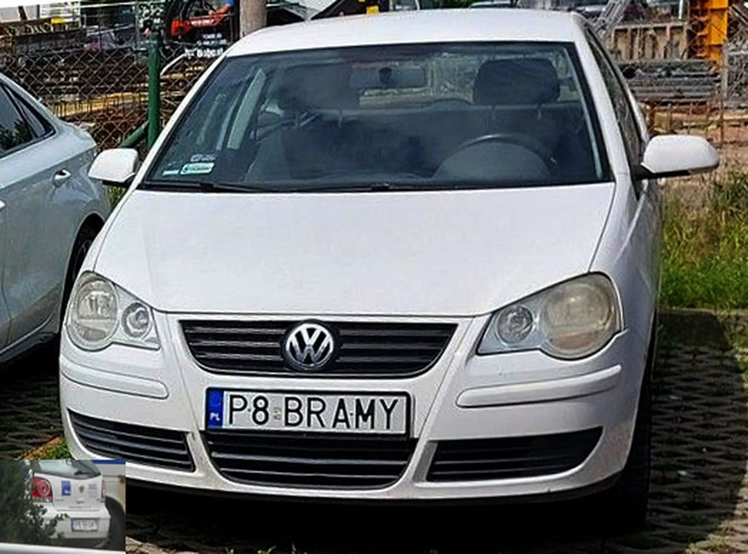 Fajny numer, blacha P8 BRAMY