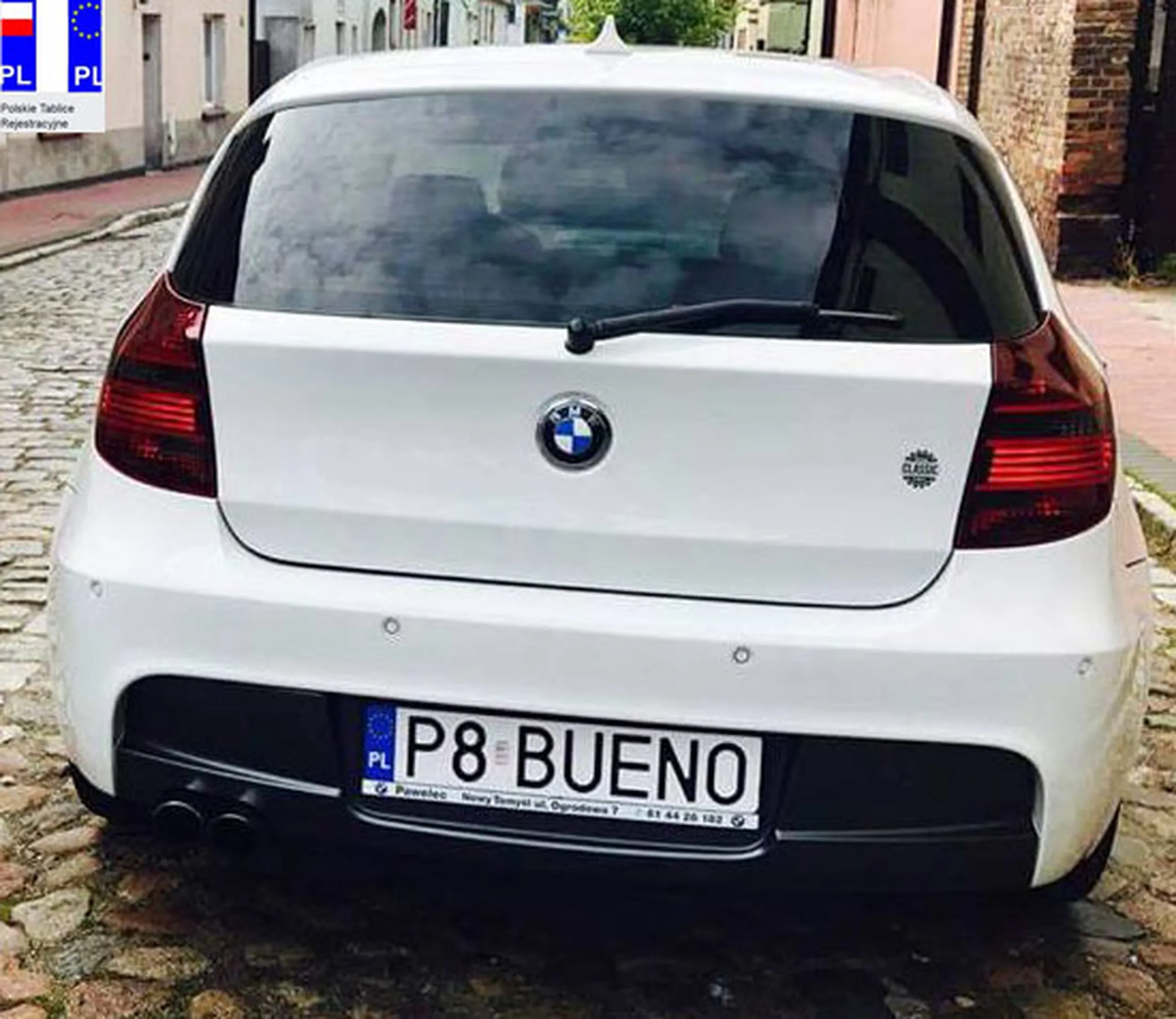 Fajny numer, blacha P8 BUENO