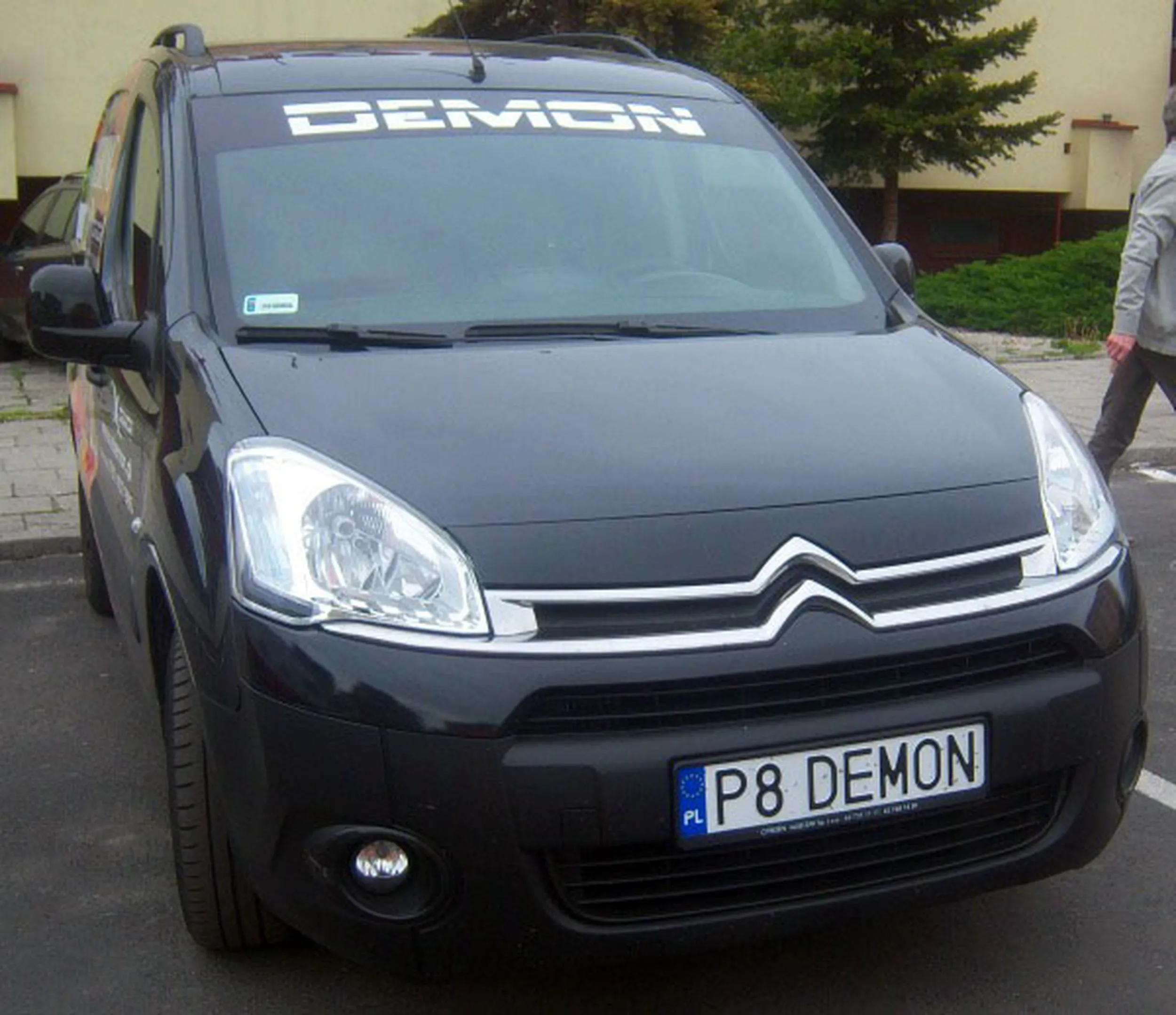Fajny numer, blacha P8 DEMON
