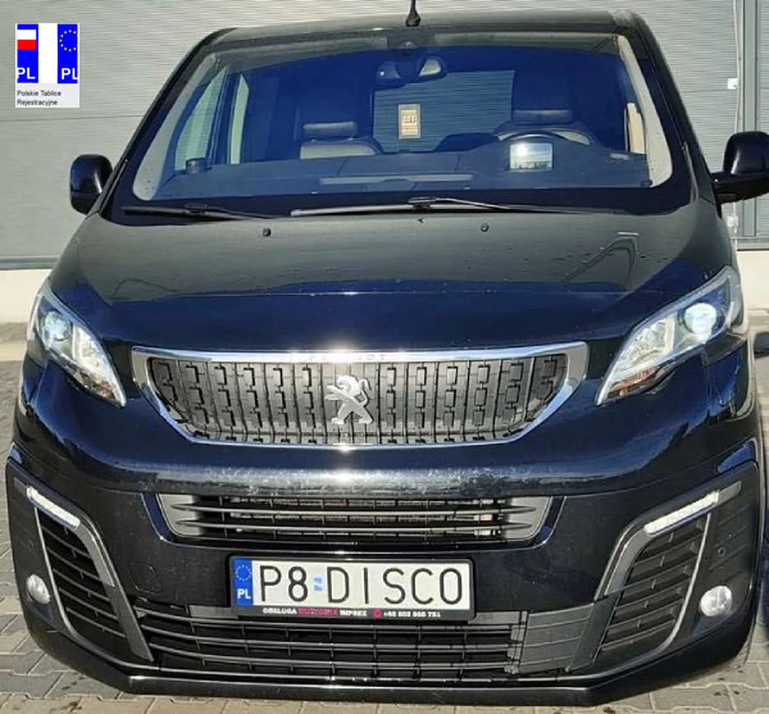 Fajny numer, blacha P8 DISCO