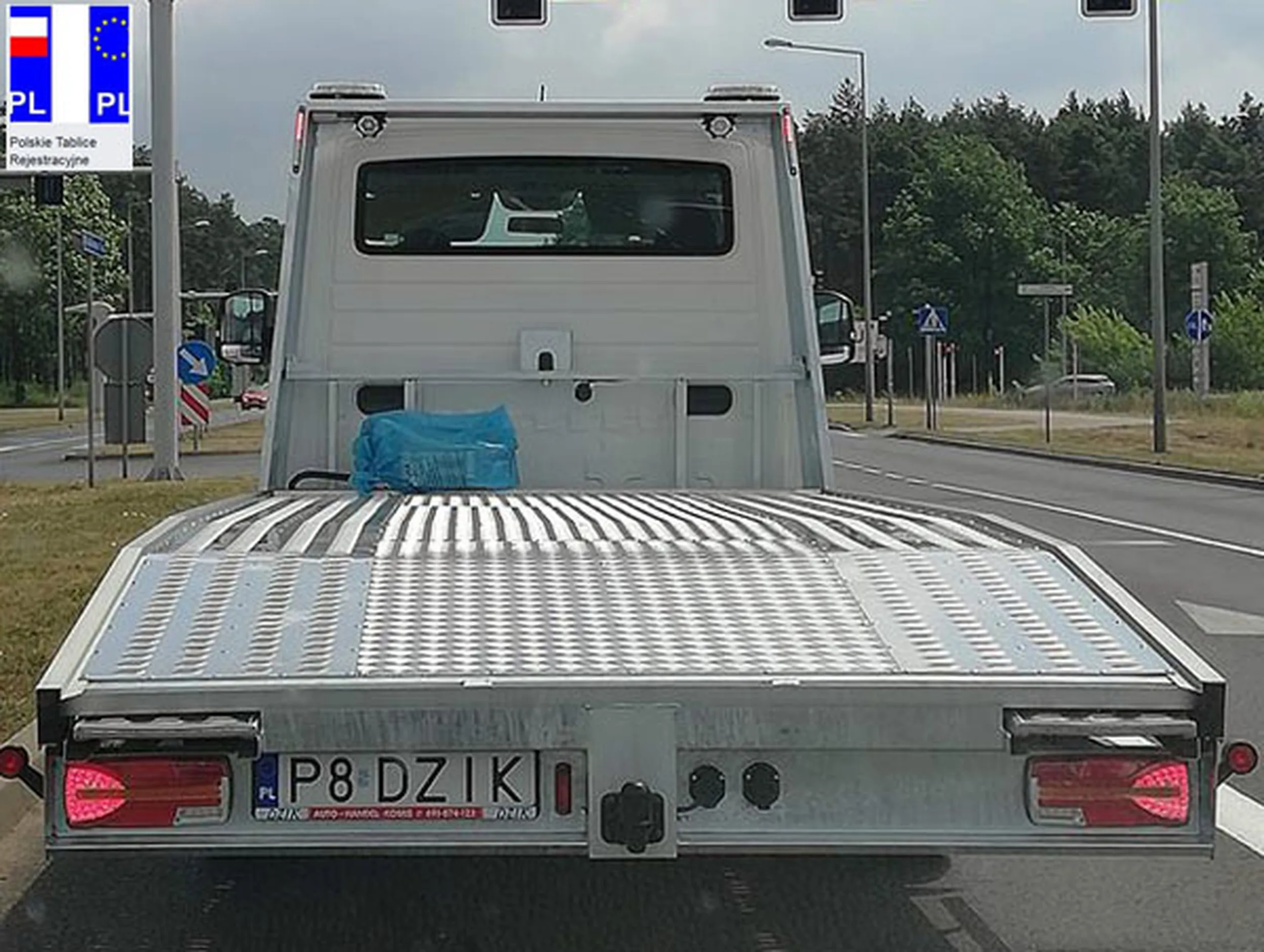 Fajny numer, blacha P8 DZIK