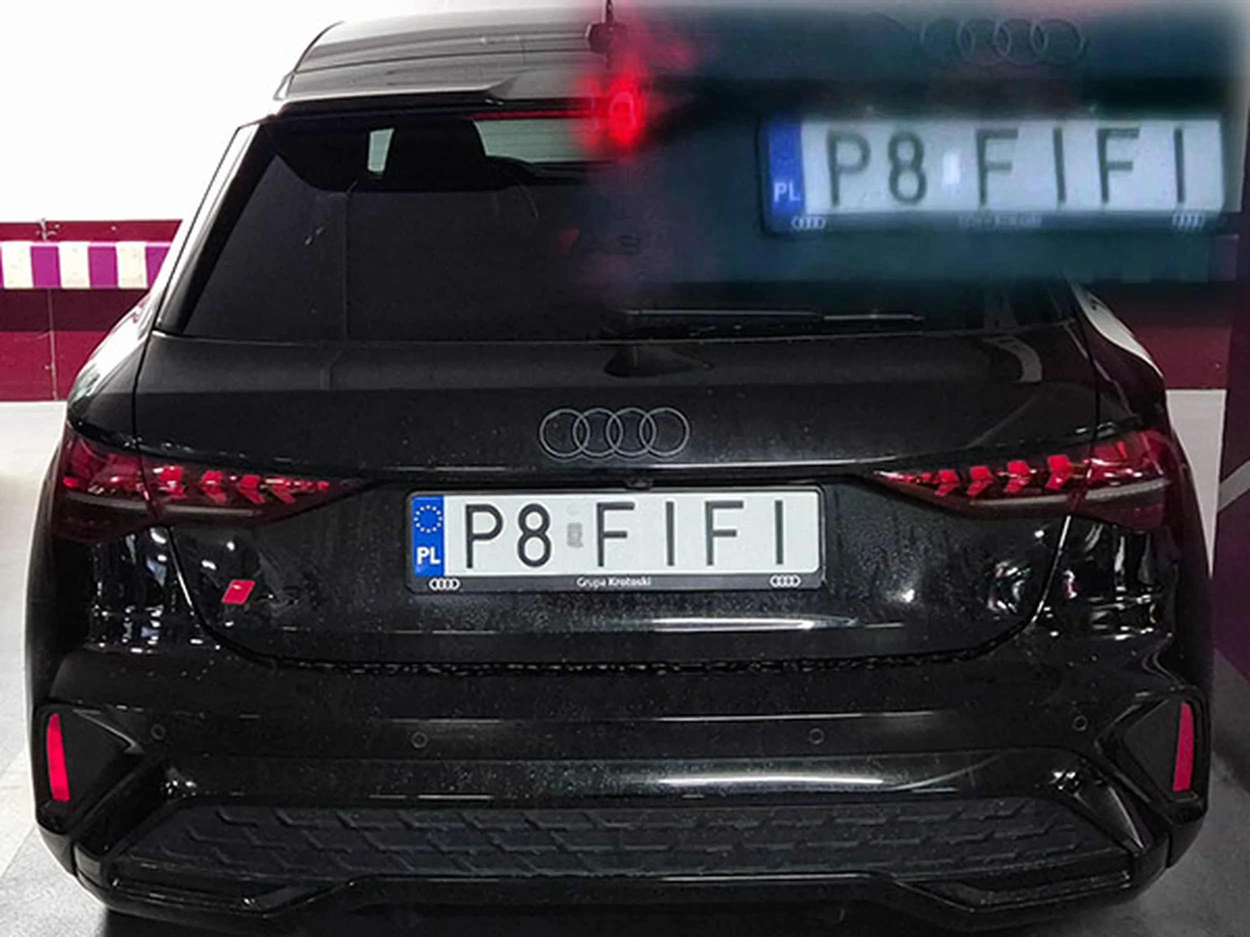 Fajny numer, blacha P8 FIFI