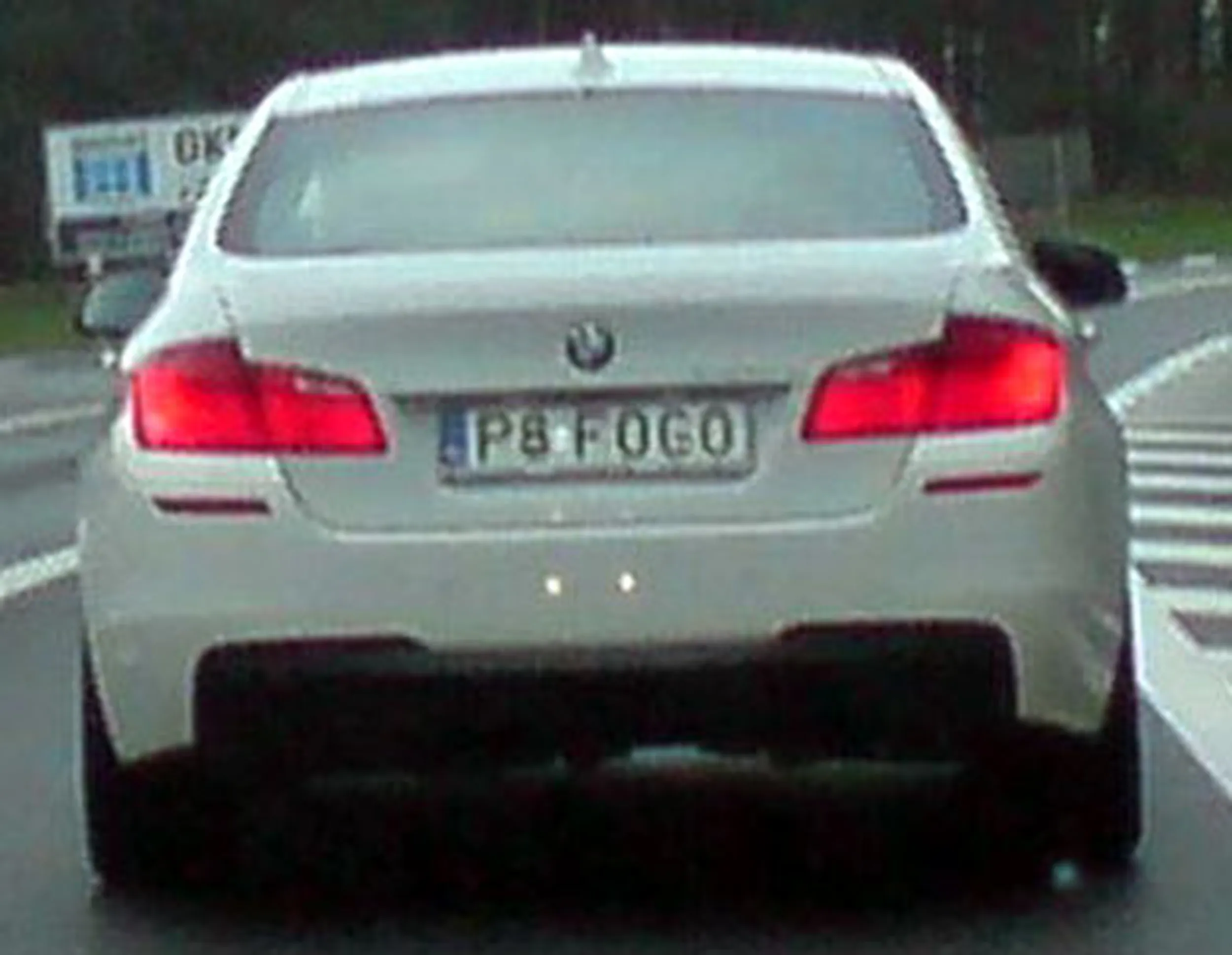 Fajny numer, blacha P8 FOGO