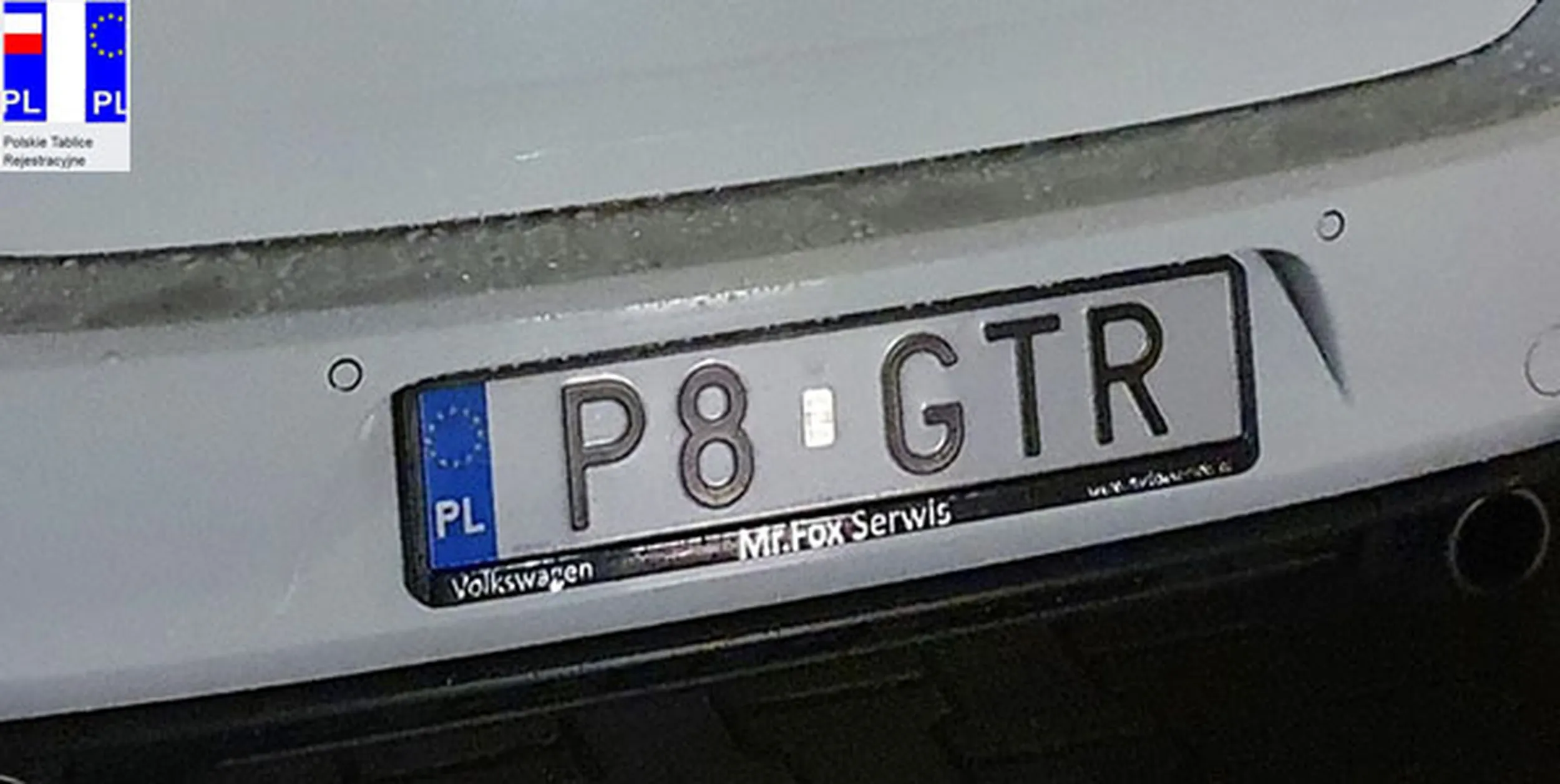 Fajny numer, blacha P8 GTR