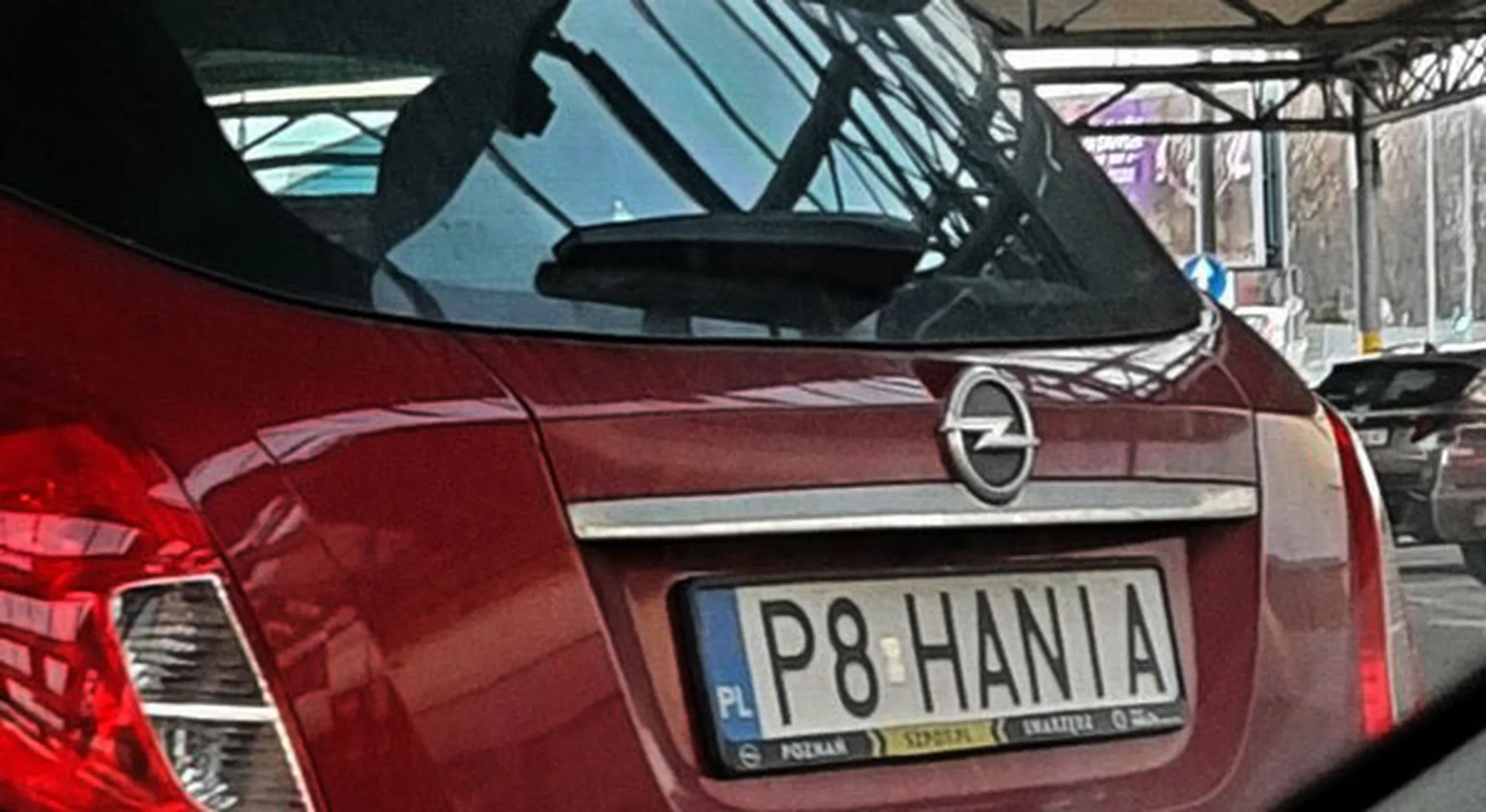 Fajny numer, blacha P8 HANIA