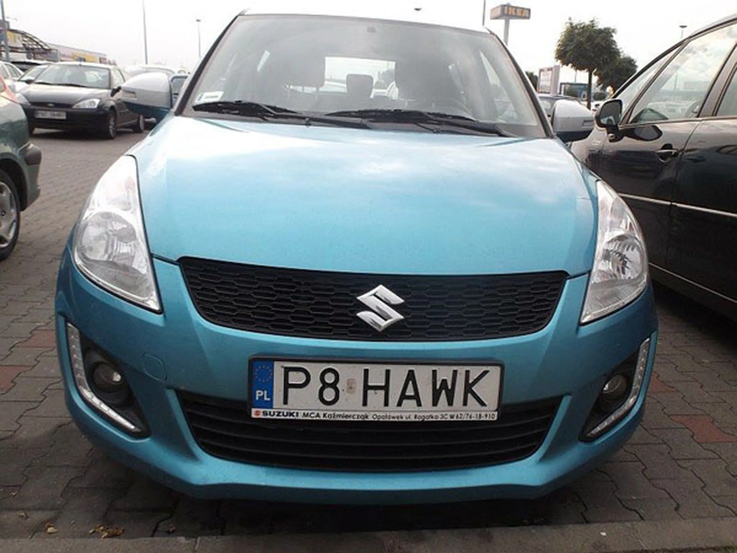 Fajny numer, blacha P8 HAWK