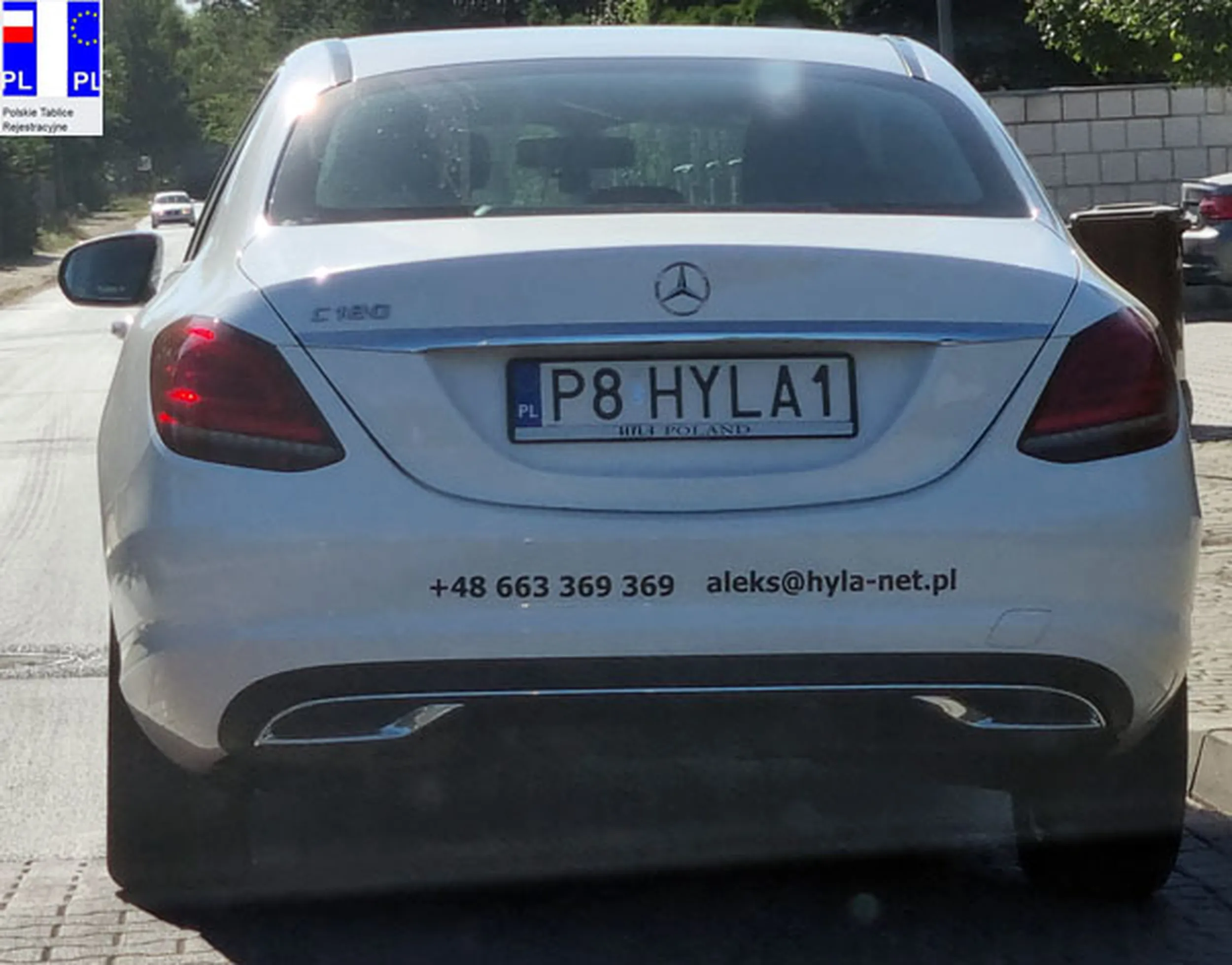 Fajny numer, blacha P8 HYLA1