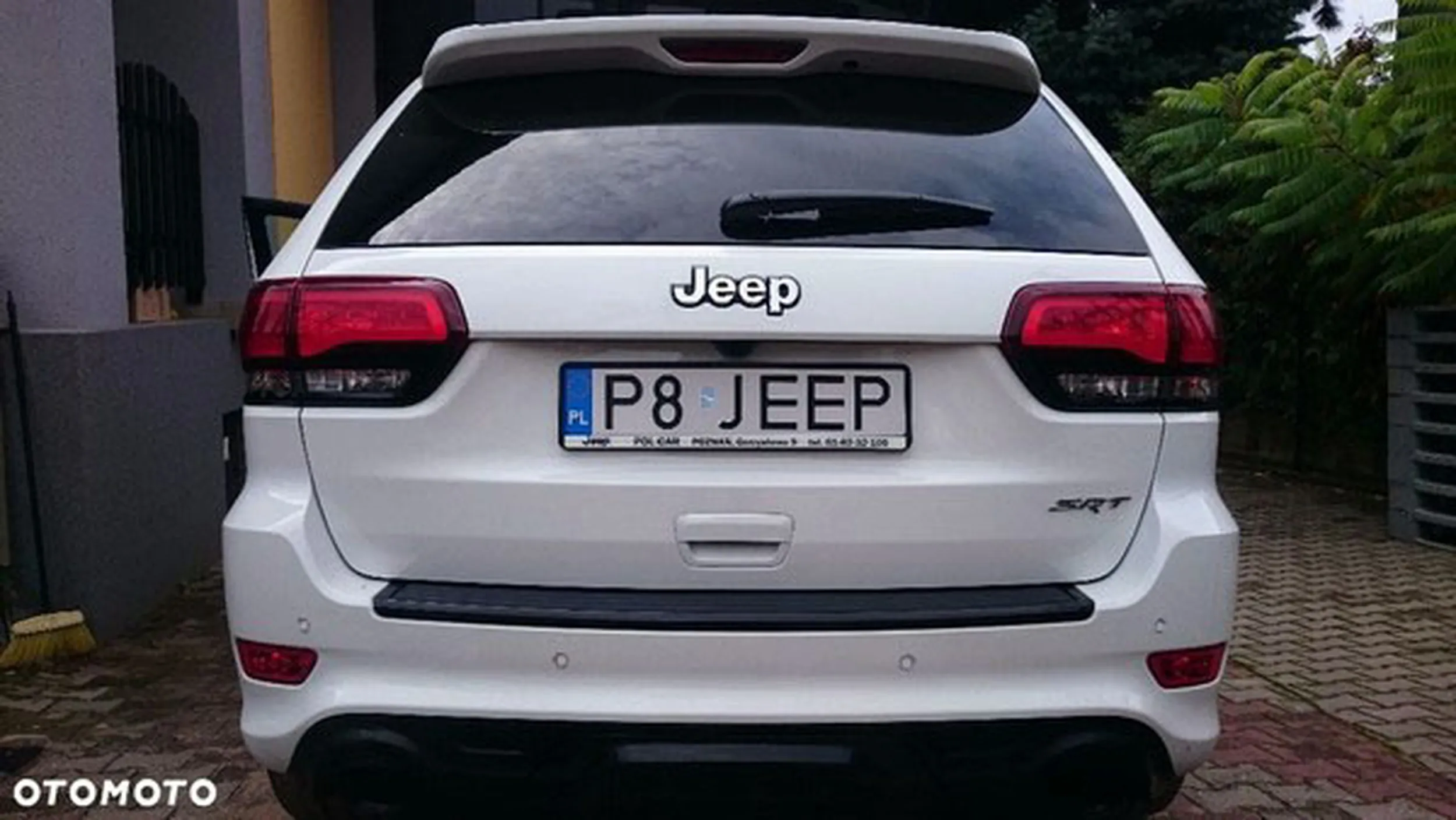 Fajny numer, blacha P8 JEEP