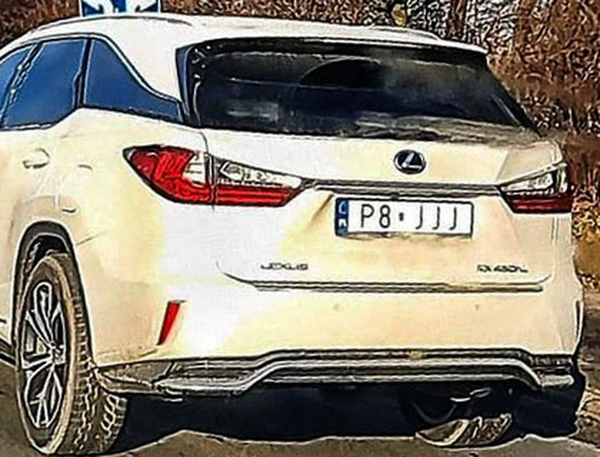 Fajny numer, blacha P8 JJJ