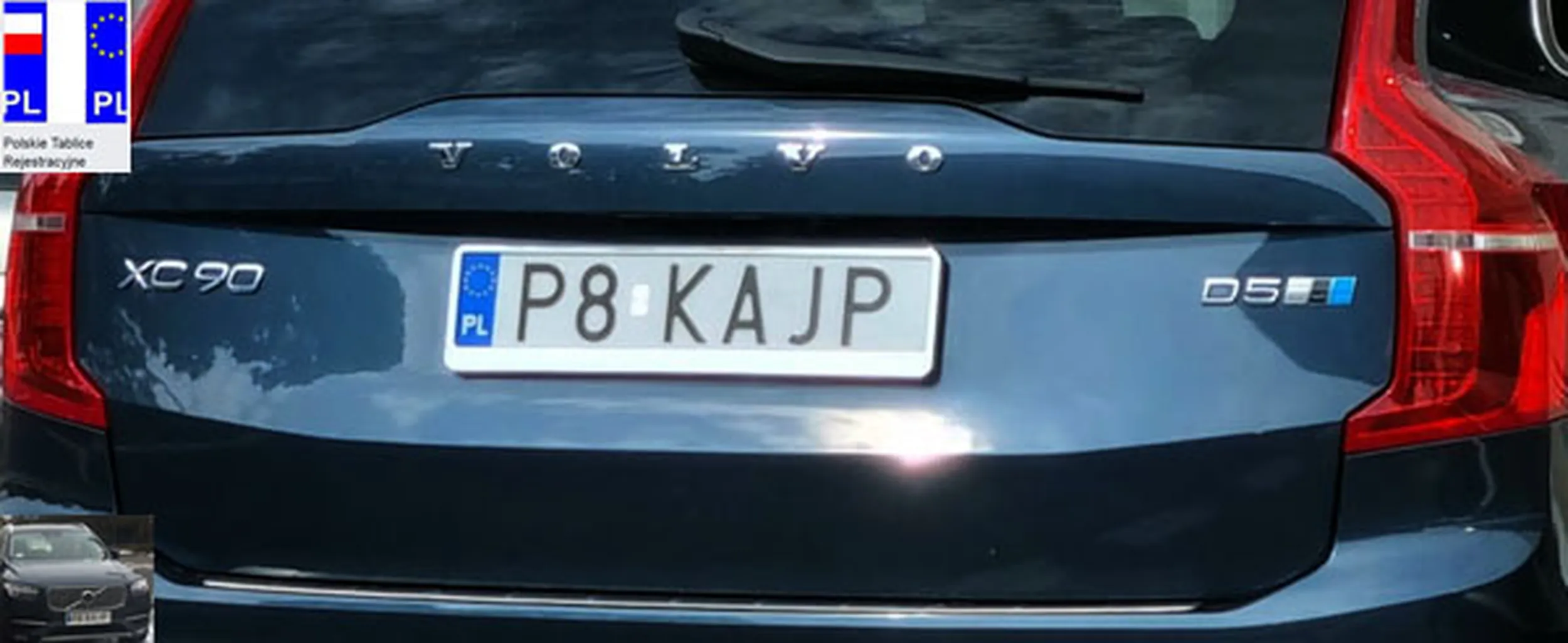 Fajny numer, blacha P8 KAJP