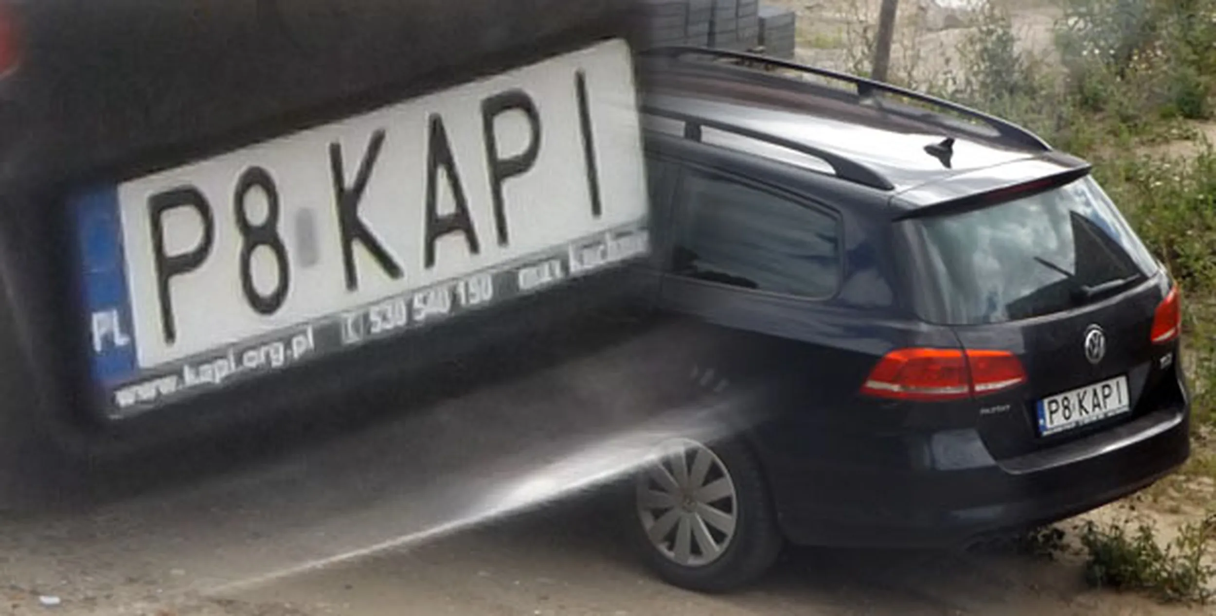 Fajny numer, blacha P8 KAPI