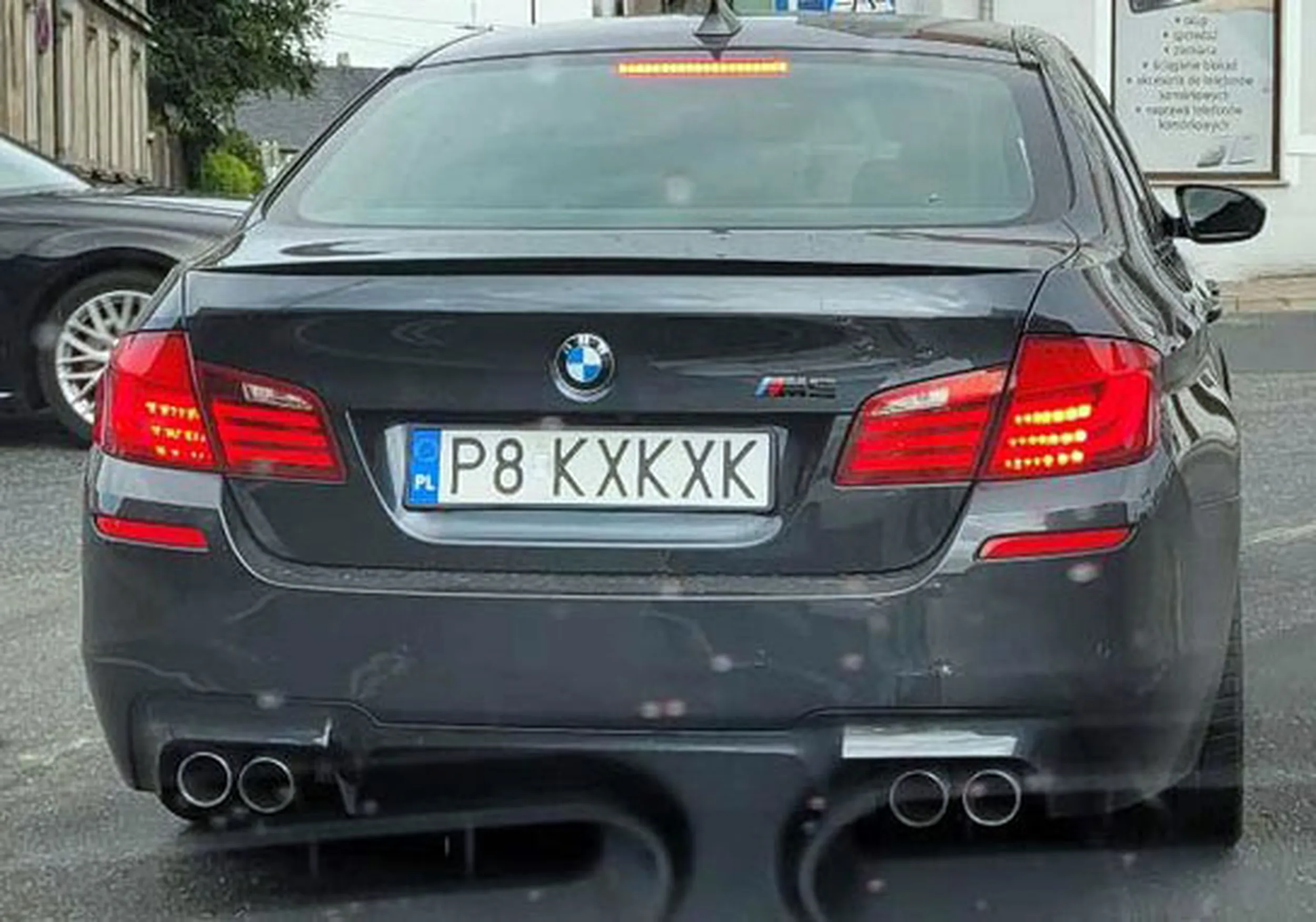 Fajny numer, blacha P8 KXKXK