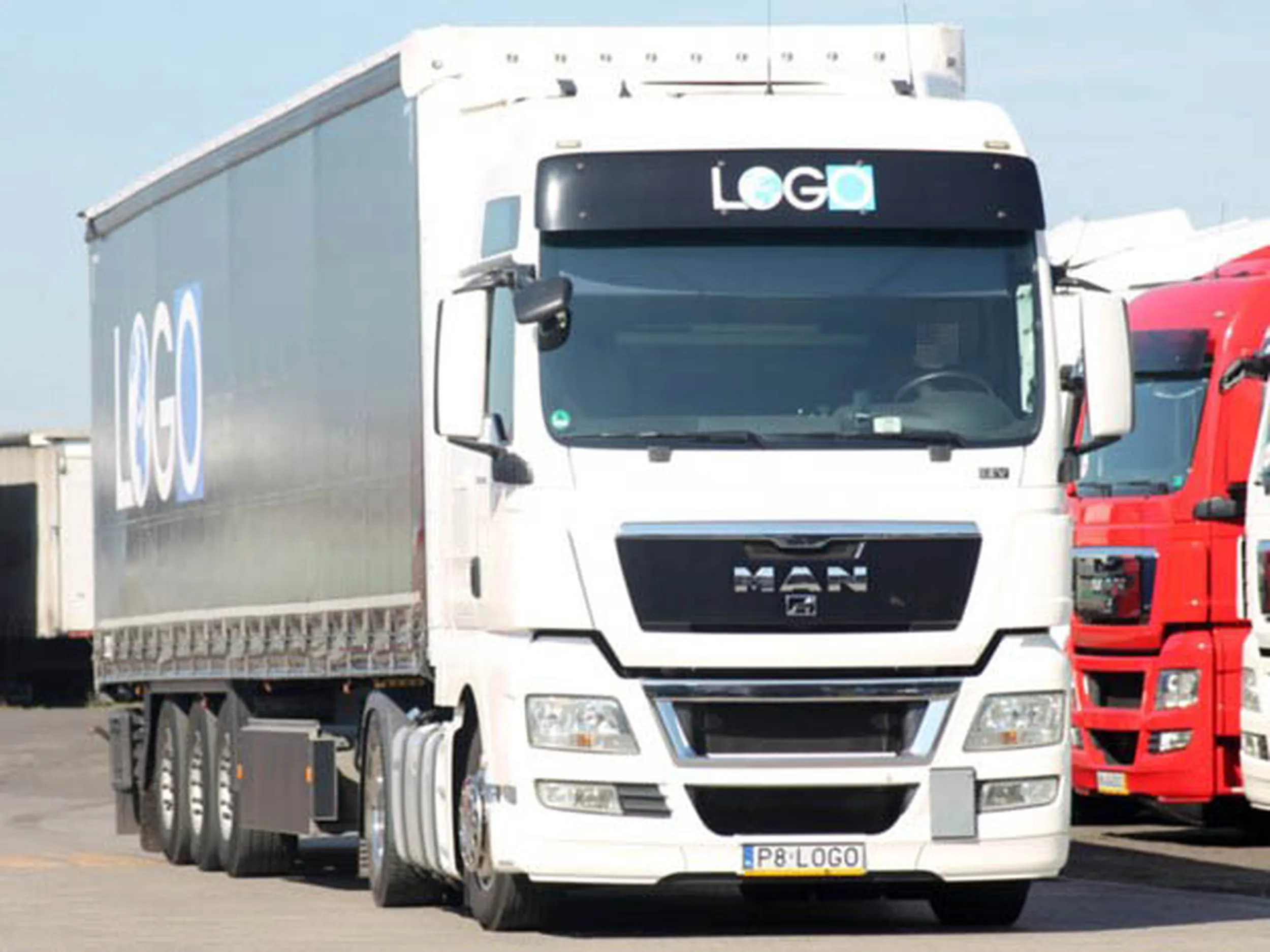 Fajny numer, blacha P8 LOGO