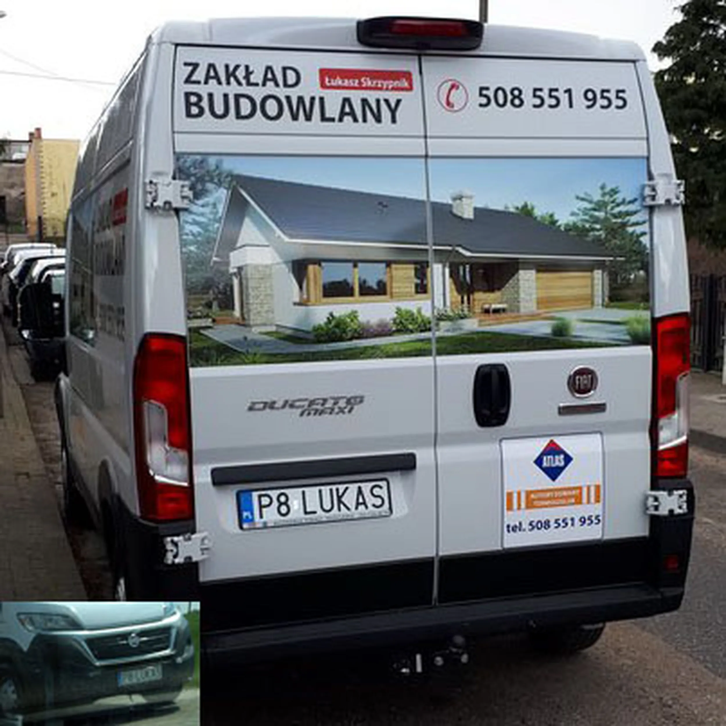 Fajny numer, blacha P8 LUKAS