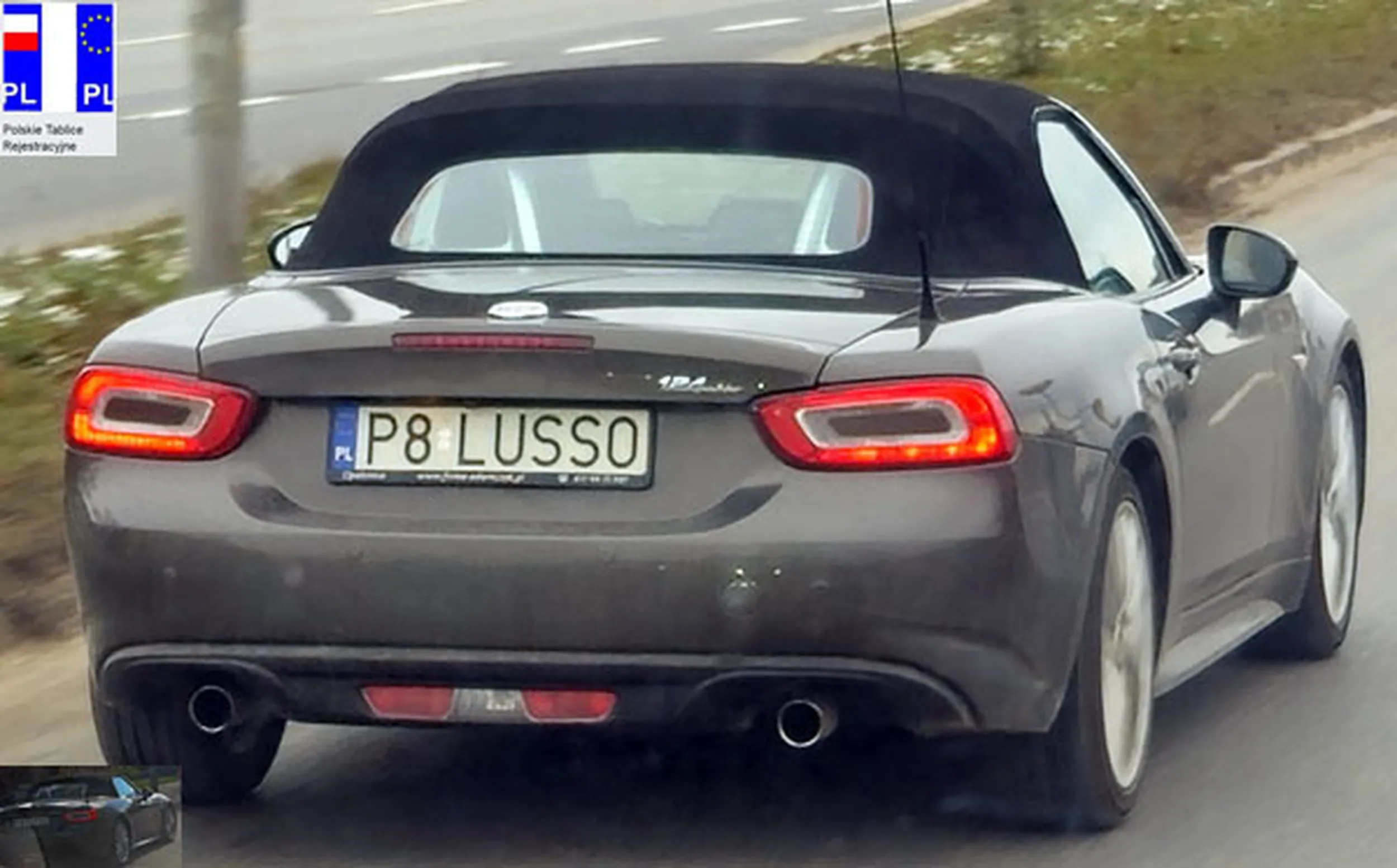 Fajny numer, blacha P8 LUSSO